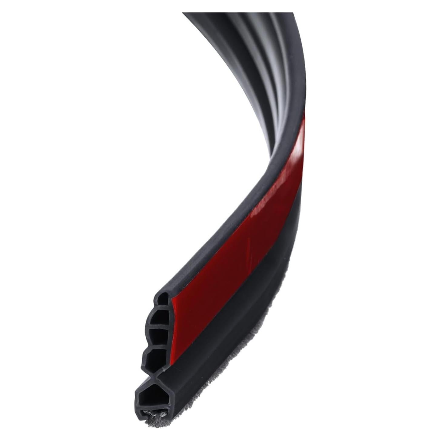 Tapón de Corrientes de Aire uxcell 1m Negro Autoadhesivo