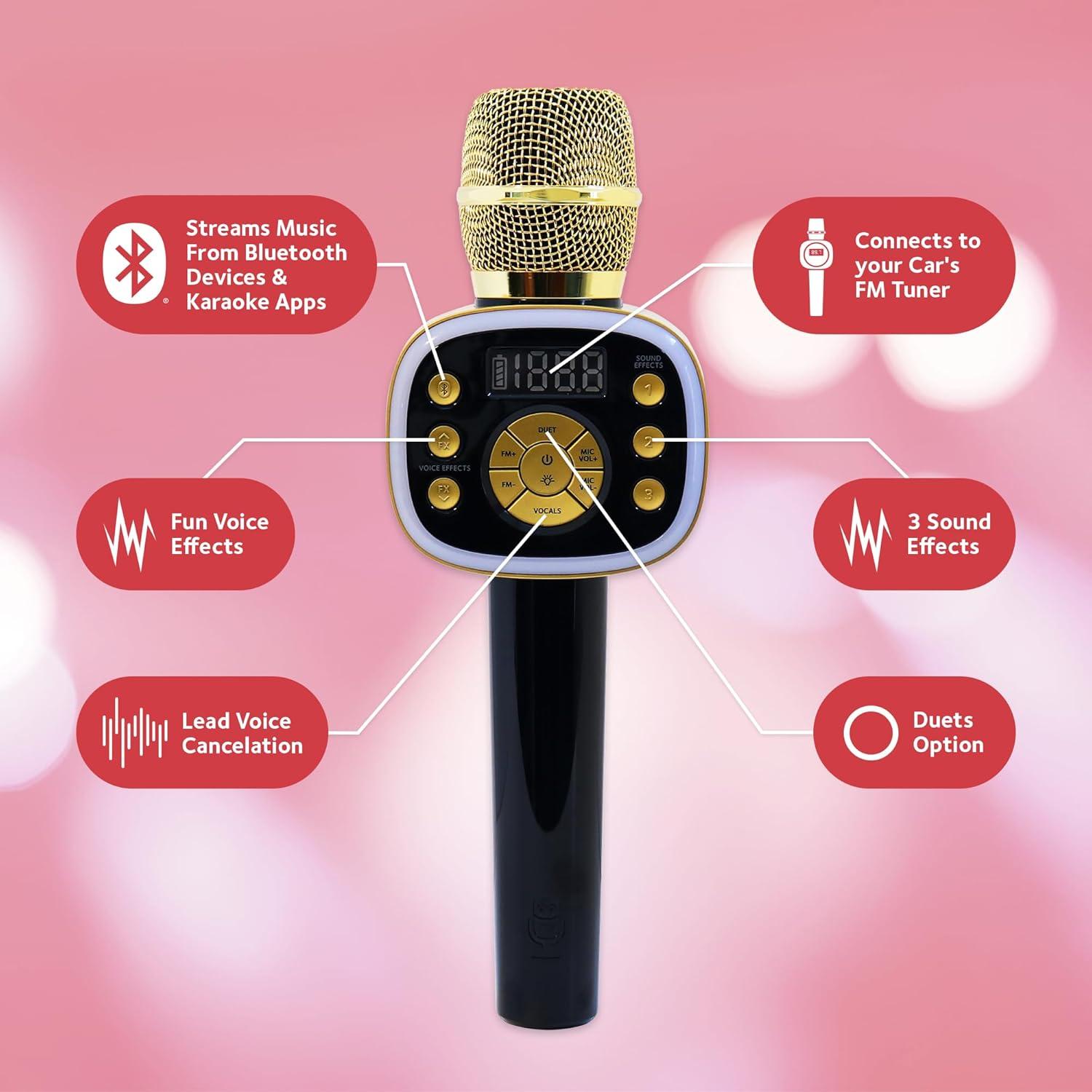 Micrófono Karaoke en Auto Singing Machine CPK565GD Bluetooth