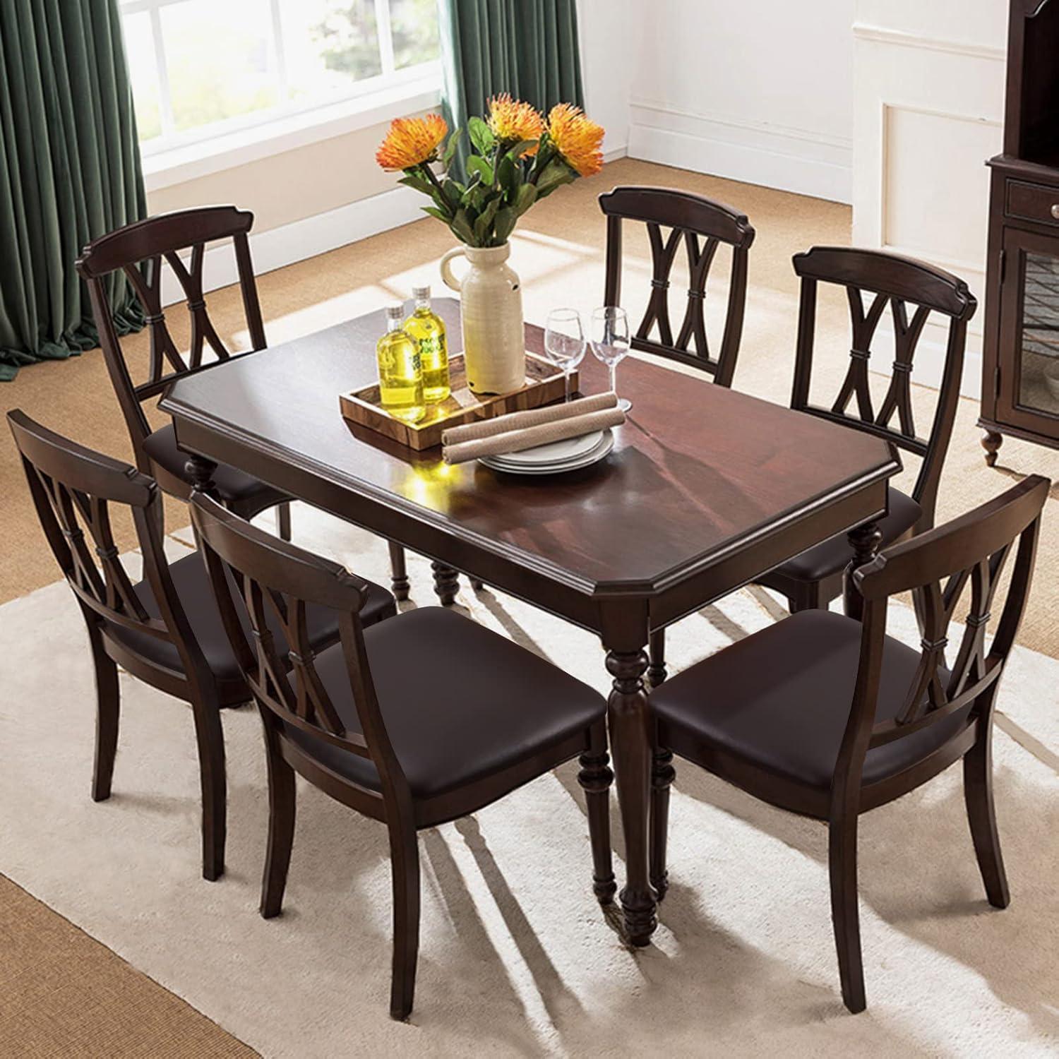 Fundas de Sillas de Comedor Fuloon 6 PCS Impermeables