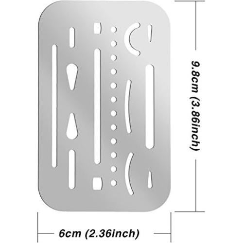 Plantilla de Borrado Hotop 3 Piezas Acero Inoxidable