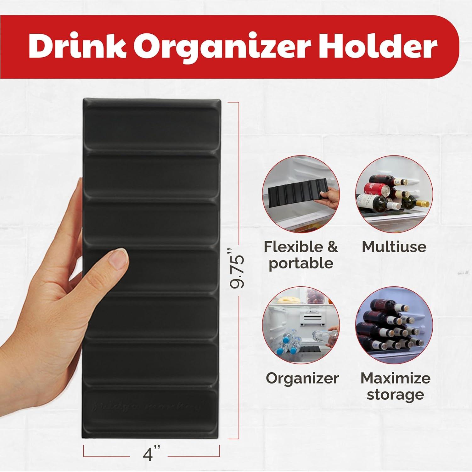 Organizador de Bebidas Cooks Innovations 1-Pack Goma Antideslizante