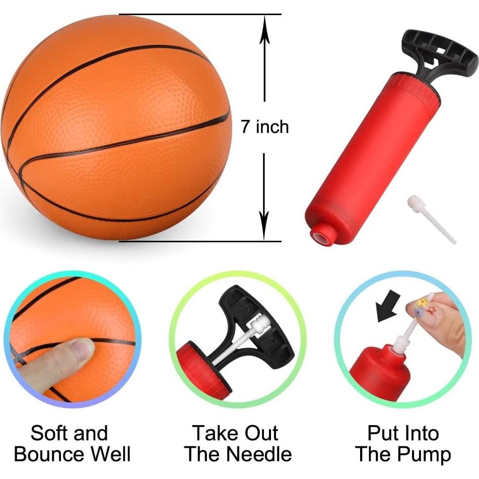 Balones de Baloncesto Mini Dilabnba 21.5 cm 3 Piezas