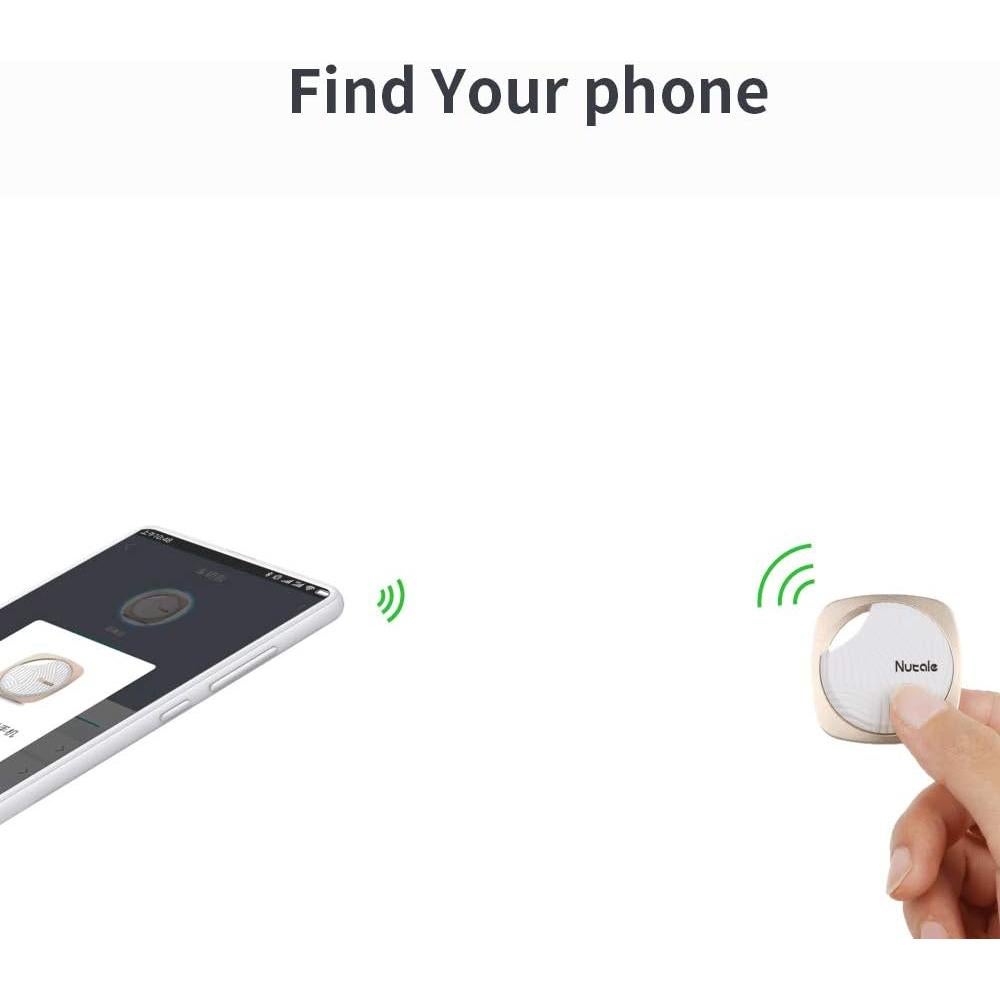 Localizador Inteligente de Llaves Nutale Focus Bluetooth 2 Unidades