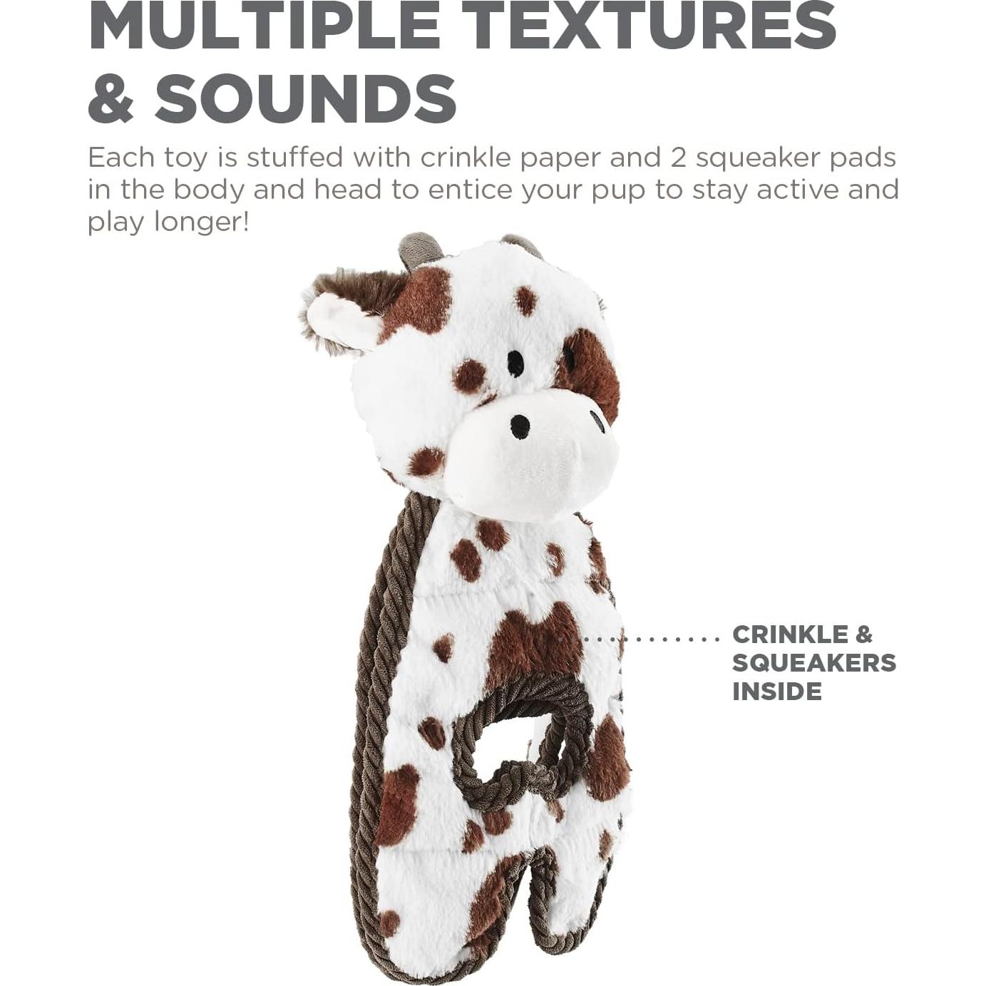 Juguete para Perros Outward Hound Cuddle Tugs Vaca 66 cm