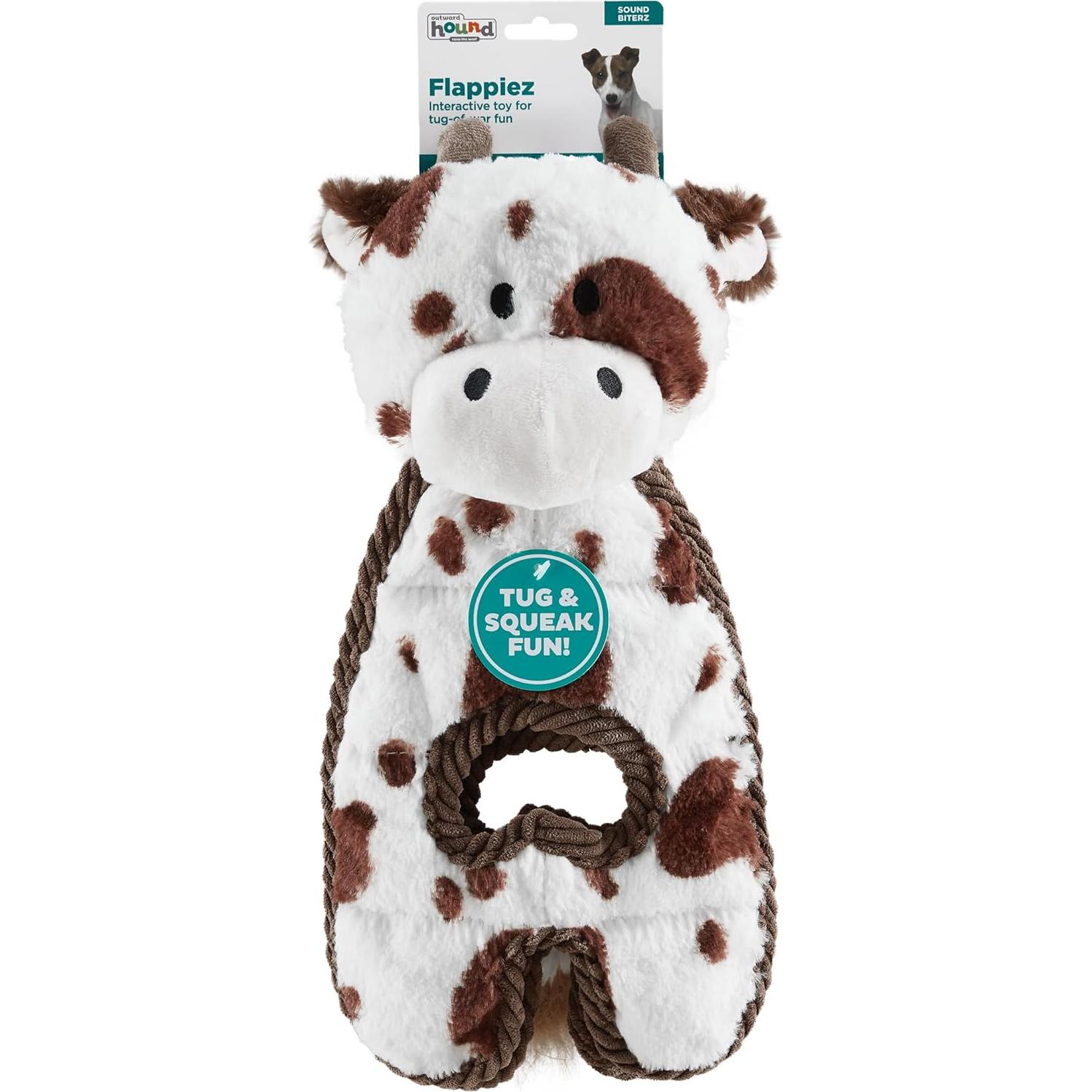 Juguete para Perros Outward Hound Cuddle Tugs Vaca 66 cm