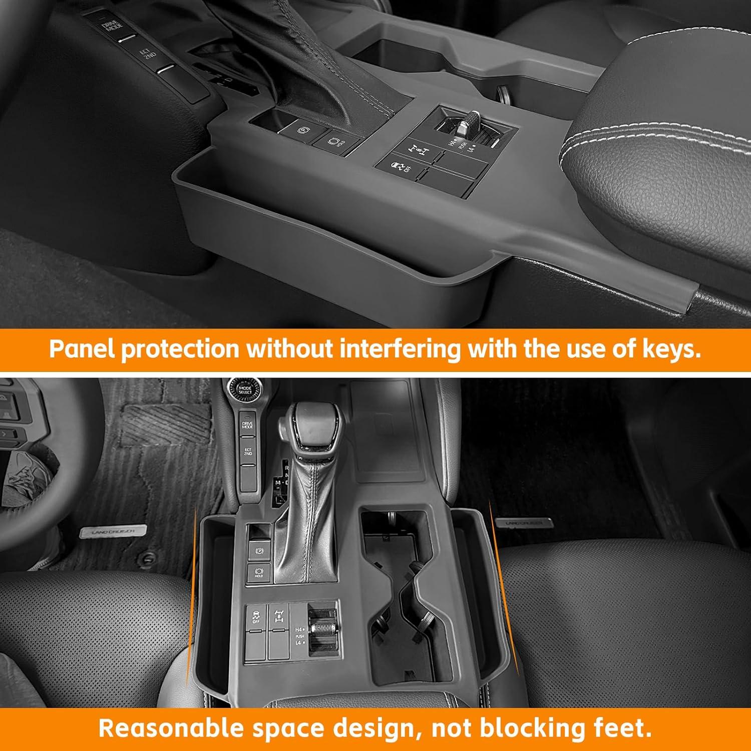 Organizador de Consola Central HUYINPJ para Toyota Land Cruiser 2024-2025