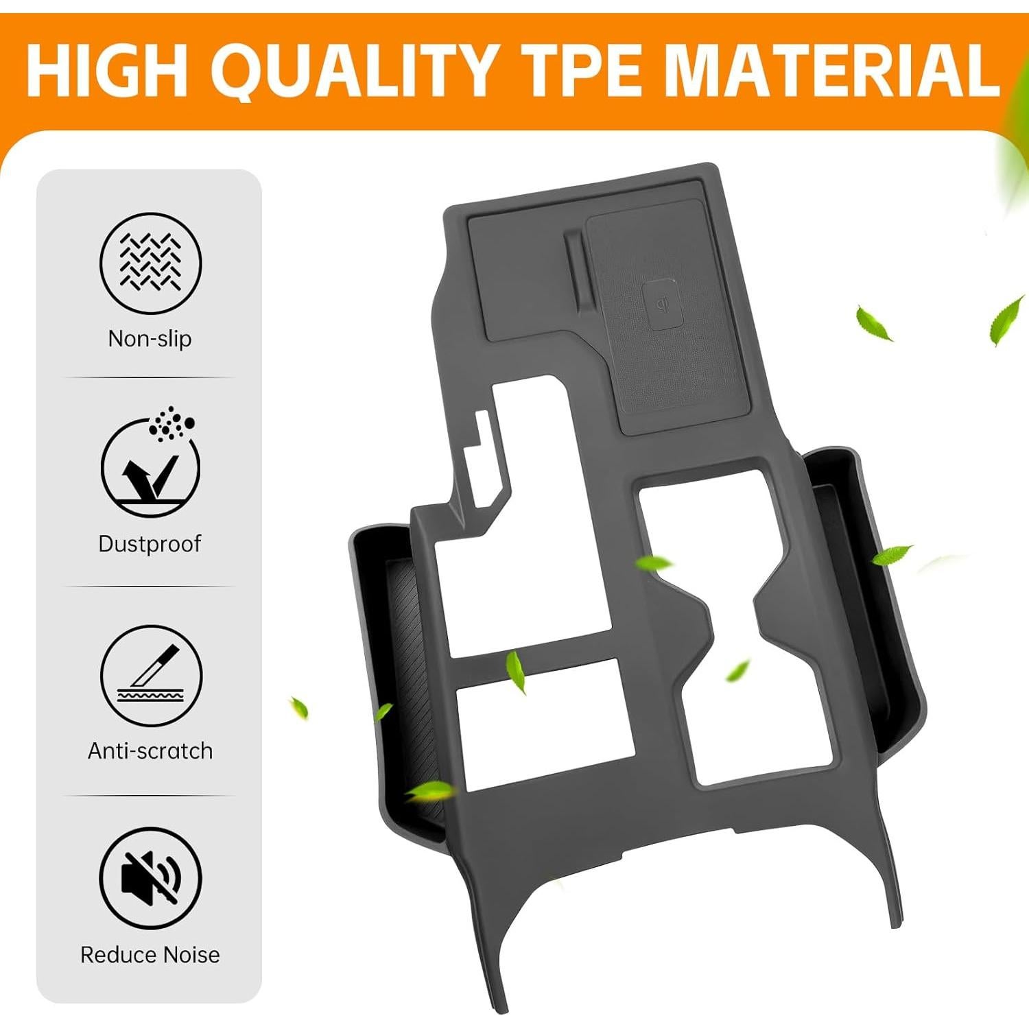 Organizador de Consola Central HUYINPJ para Toyota Land Cruiser 2024-2025