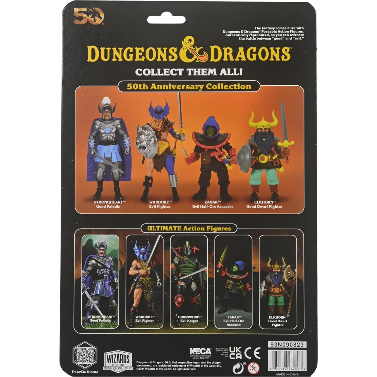 Figura de Acción NECA Strongheart 50 Aniversario D&D 17.8 cm