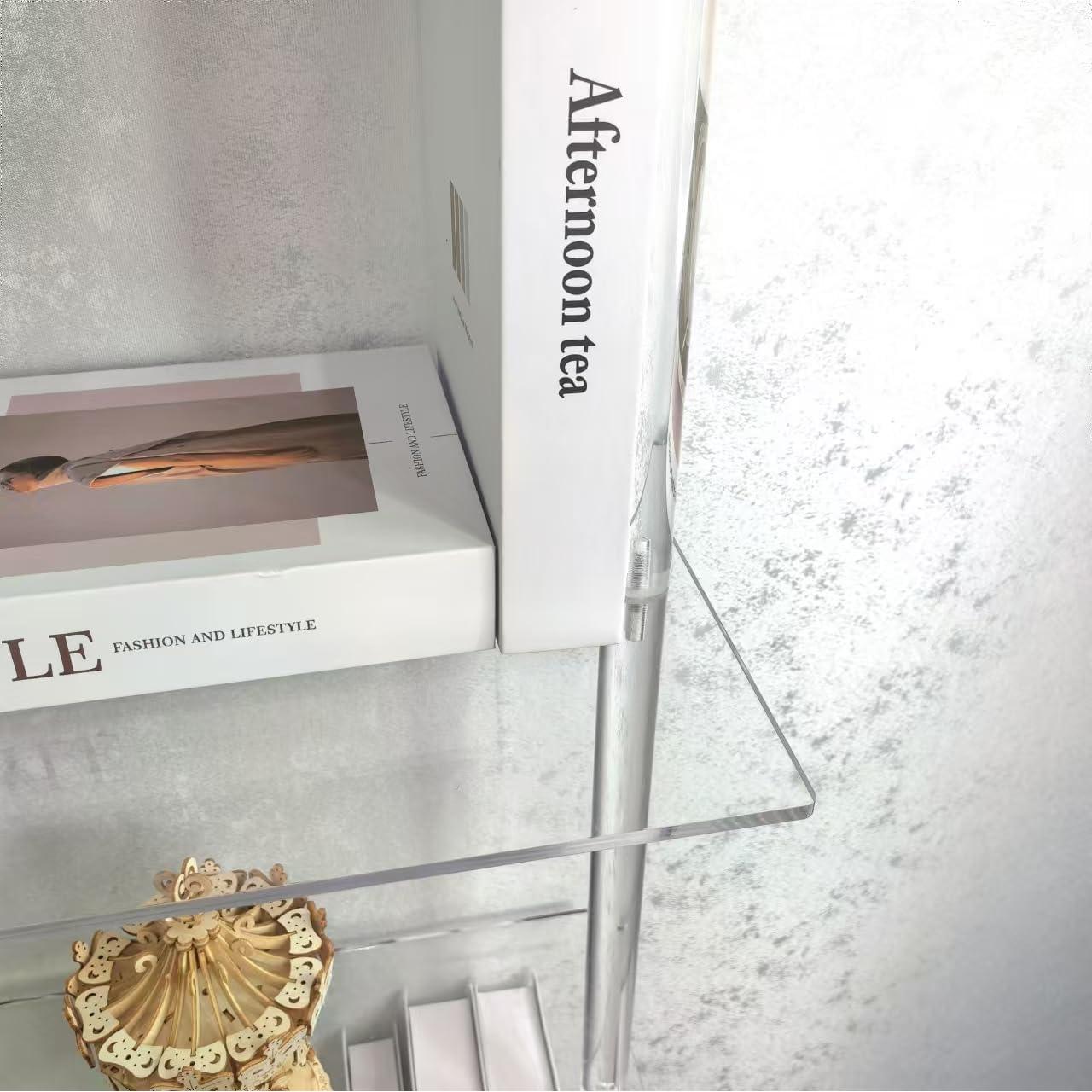 Estantería de Escalera Acrílica Cutora 4 Niveles 185.4 cm