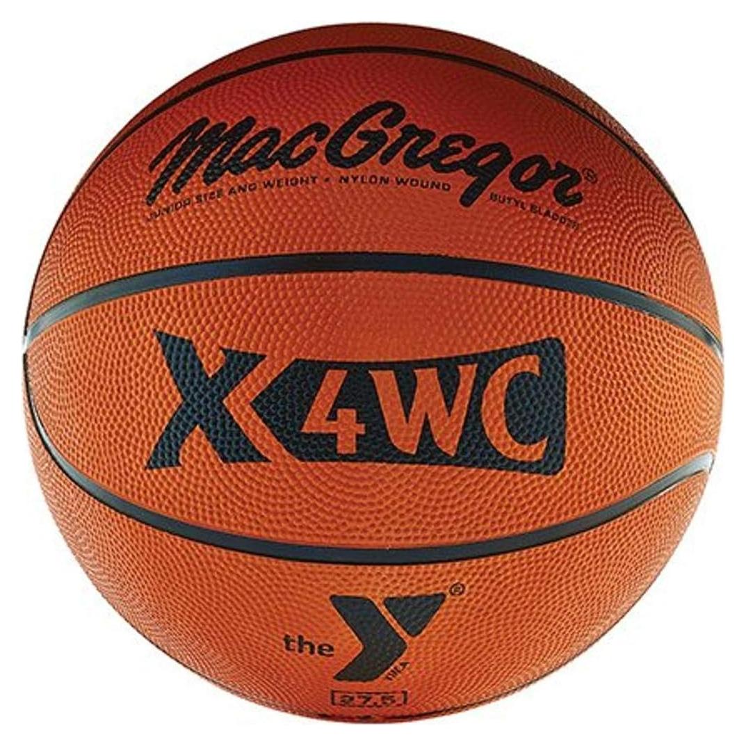 Balón de Baloncesto MacGregor Junior 27.5 cm Goma Naranja