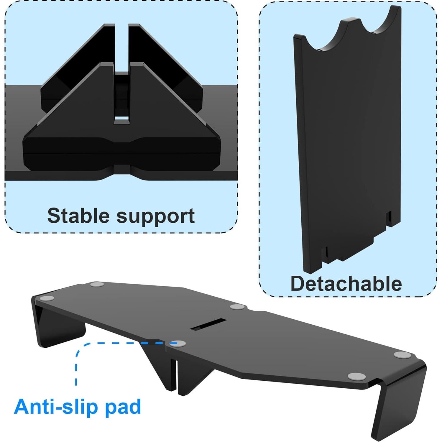 Soporte de Exhibición de Sable de Luz Cosmos Doble Filo Acrílico