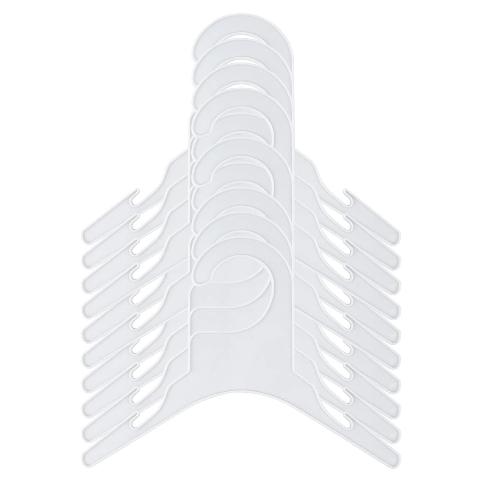 Perchas para Ropa de Mascotas AUEAR - Paquete de 10 Blancas