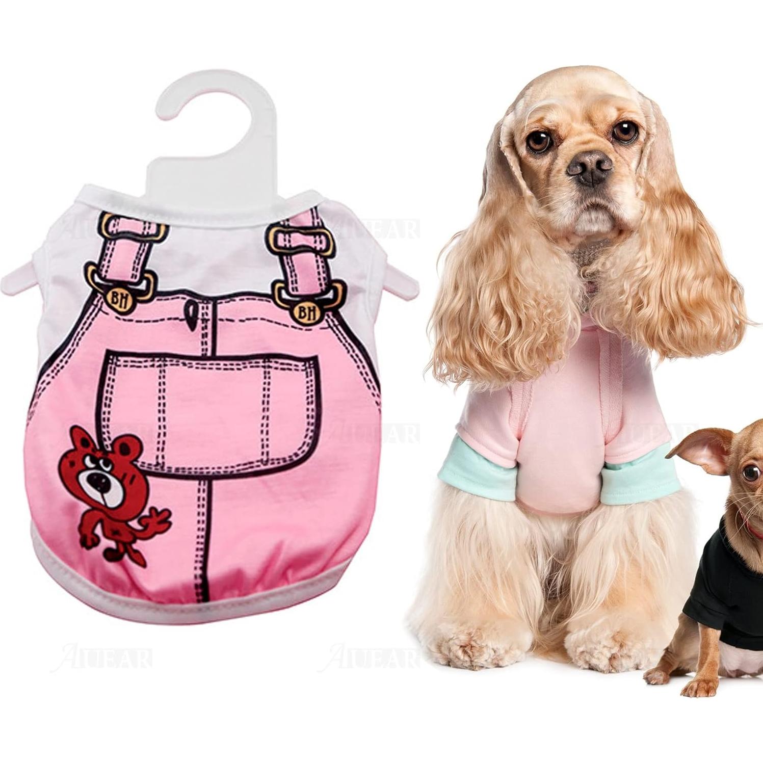 Perchas para Ropa de Mascotas AUEAR - Paquete de 10 Blancas