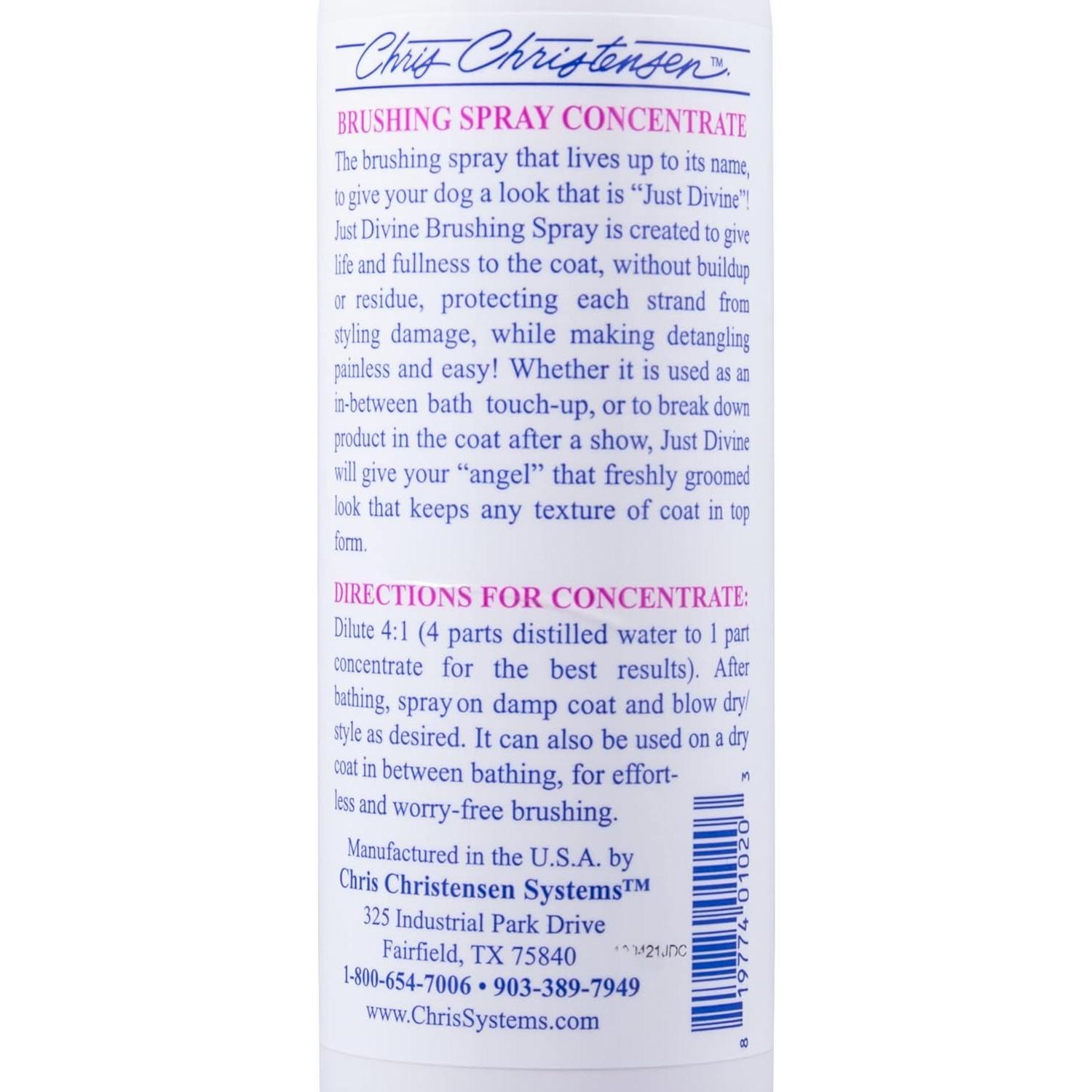Spray para Cepillado Just Divine Chris Christensen 473ml