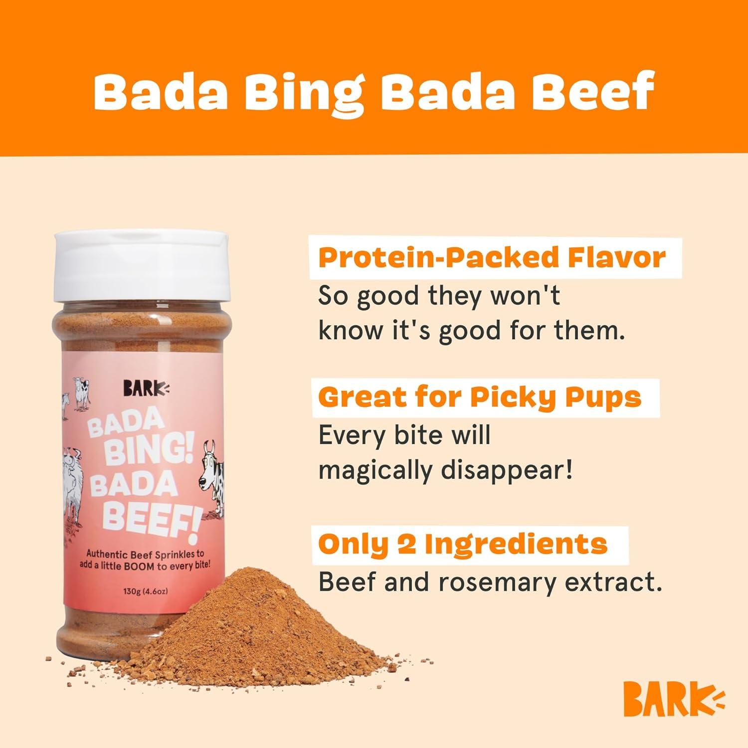 Barkbox Bada Bing Carne Seca para Perros 130g - Alta Proteína