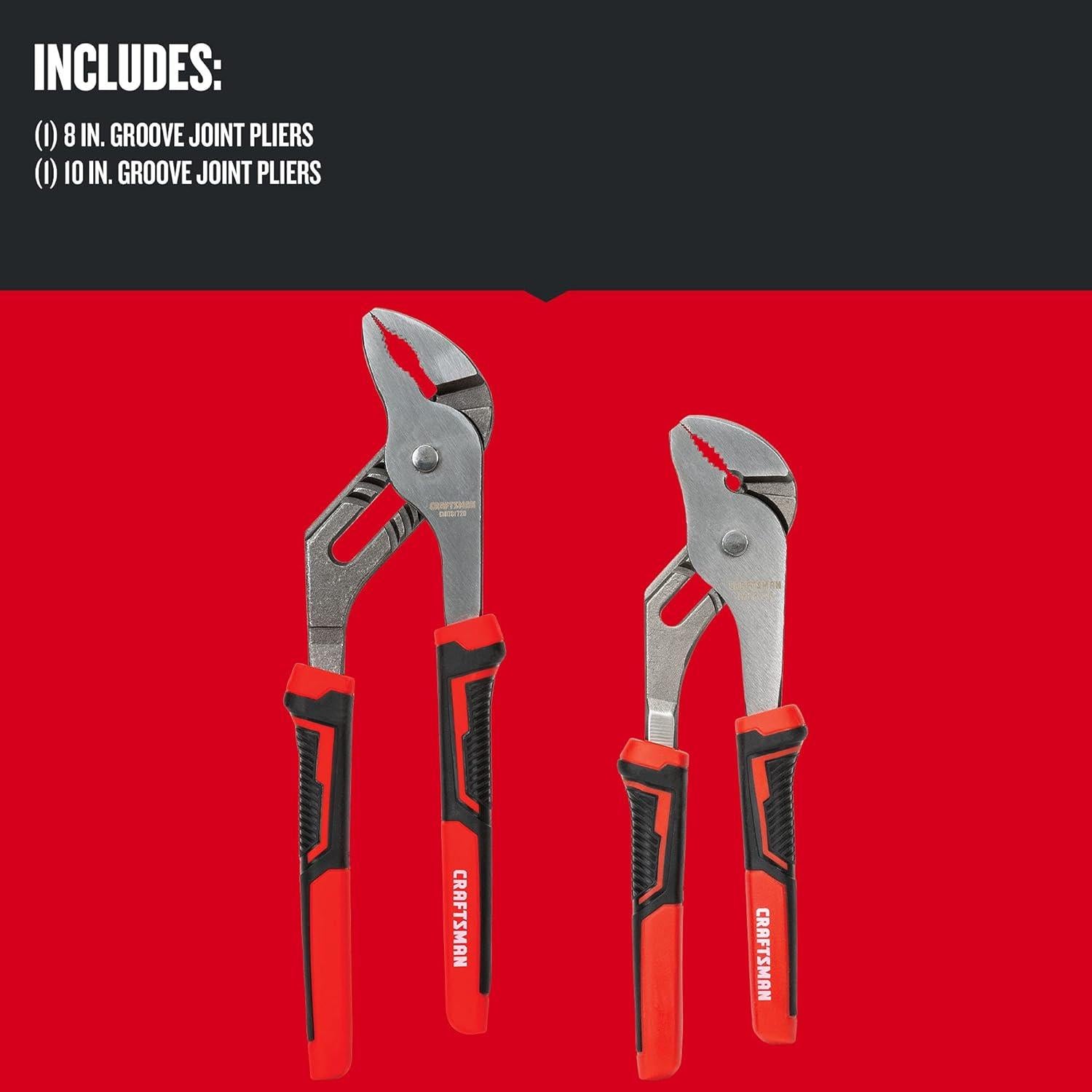 Juego de Pinzas CRAFTSMAN 2 Piezas 20 y 25 cm