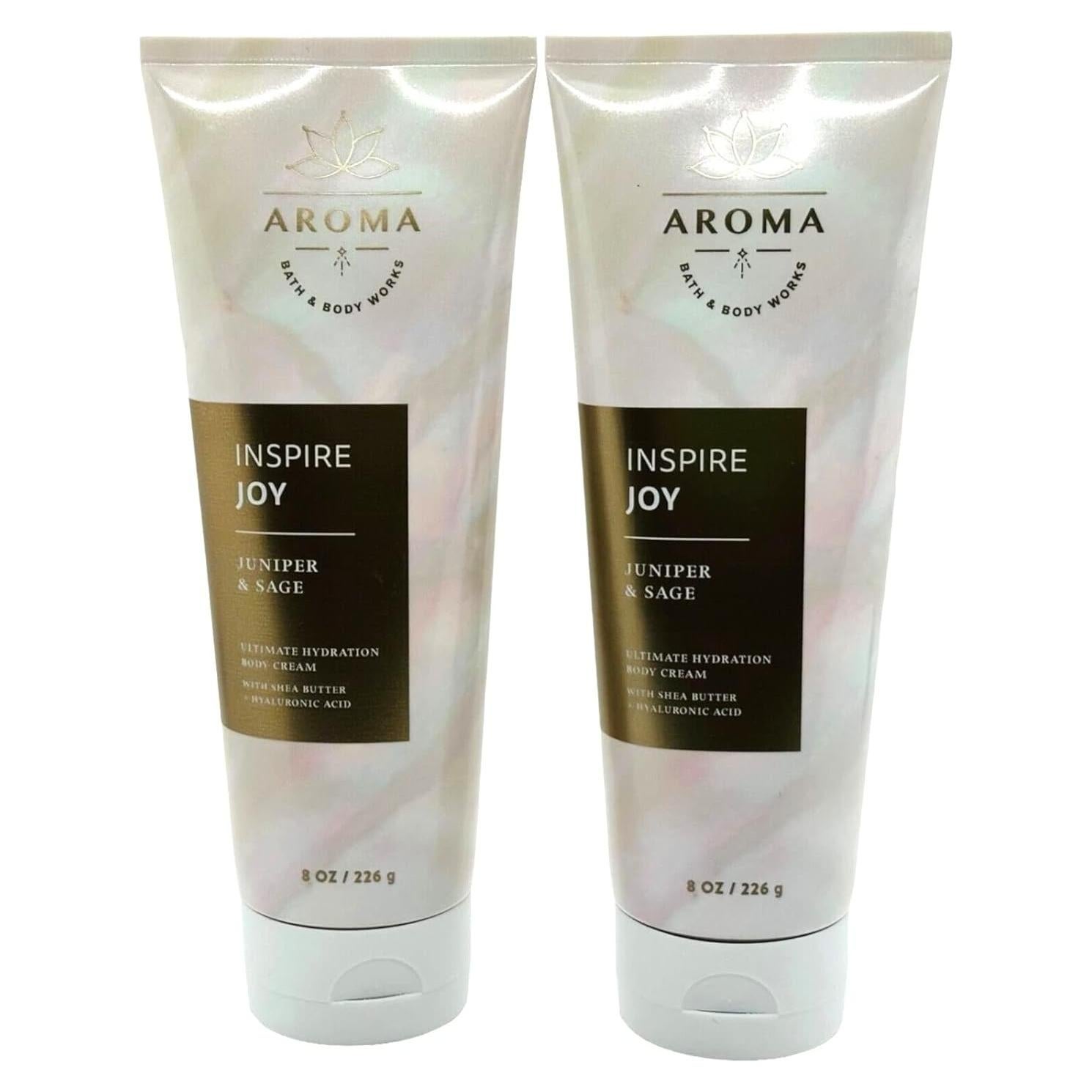 Crema Corporal Hidratante Bath & Body Works Salvia de Enebro 2x226g