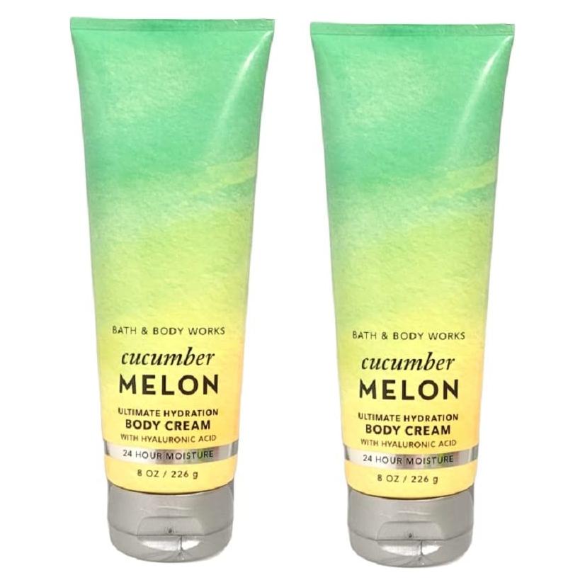 Crema Corporal Hidratante Bath & Body Works 236.6 ml 2-Pack Melón