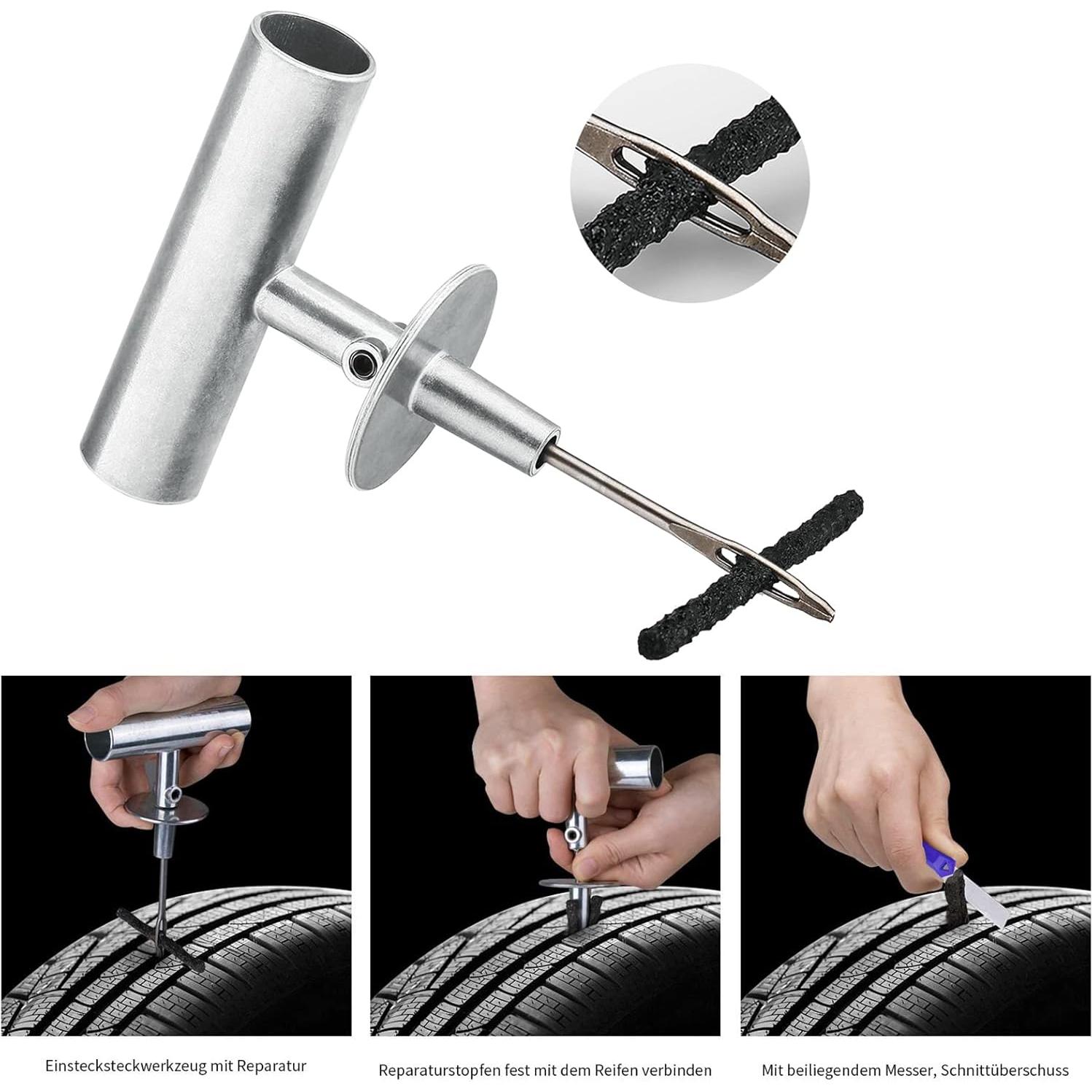 Kit de Reparación de Neumáticos AUTOWN 68 Piezas Universal