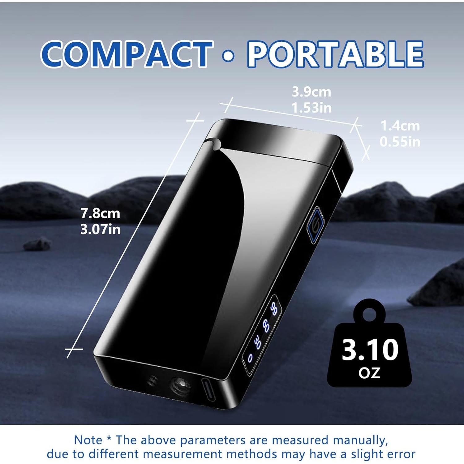 Encendedor Eléctrico Plasma GADATOP Recargable a Prueba de Viento