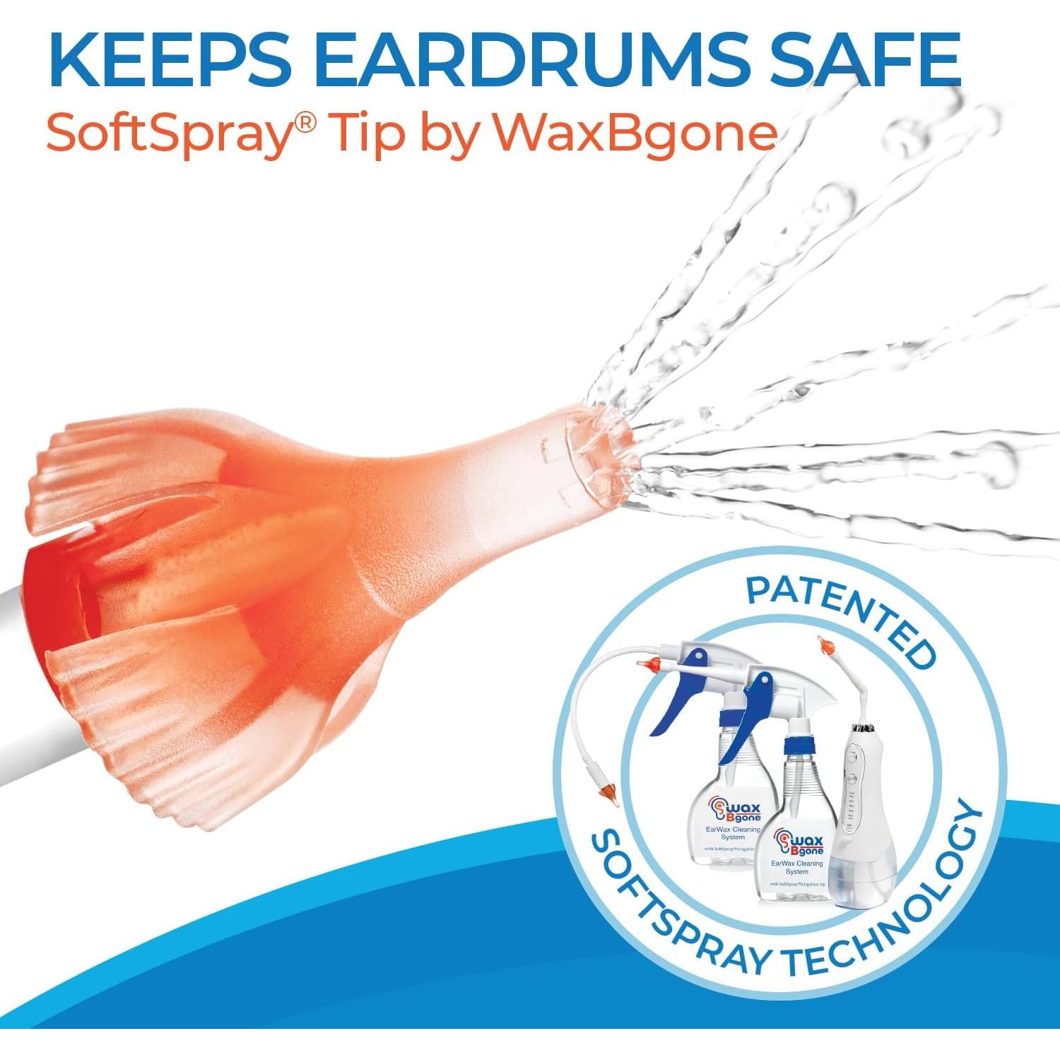 Kit de Limpieza de Oídos WaxBgone con Jeringa y 3 Puntas