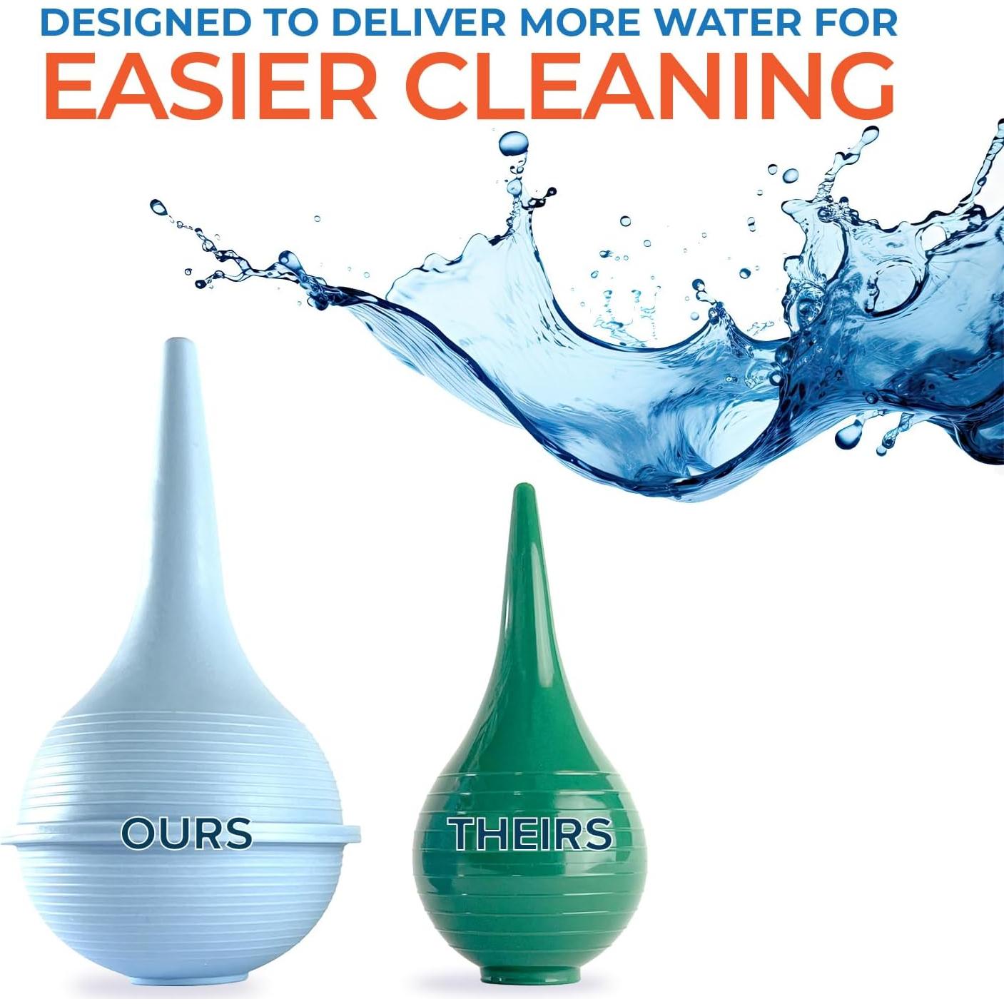 Kit de Limpieza de Oídos WaxBgone con Jeringa y 3 Puntas