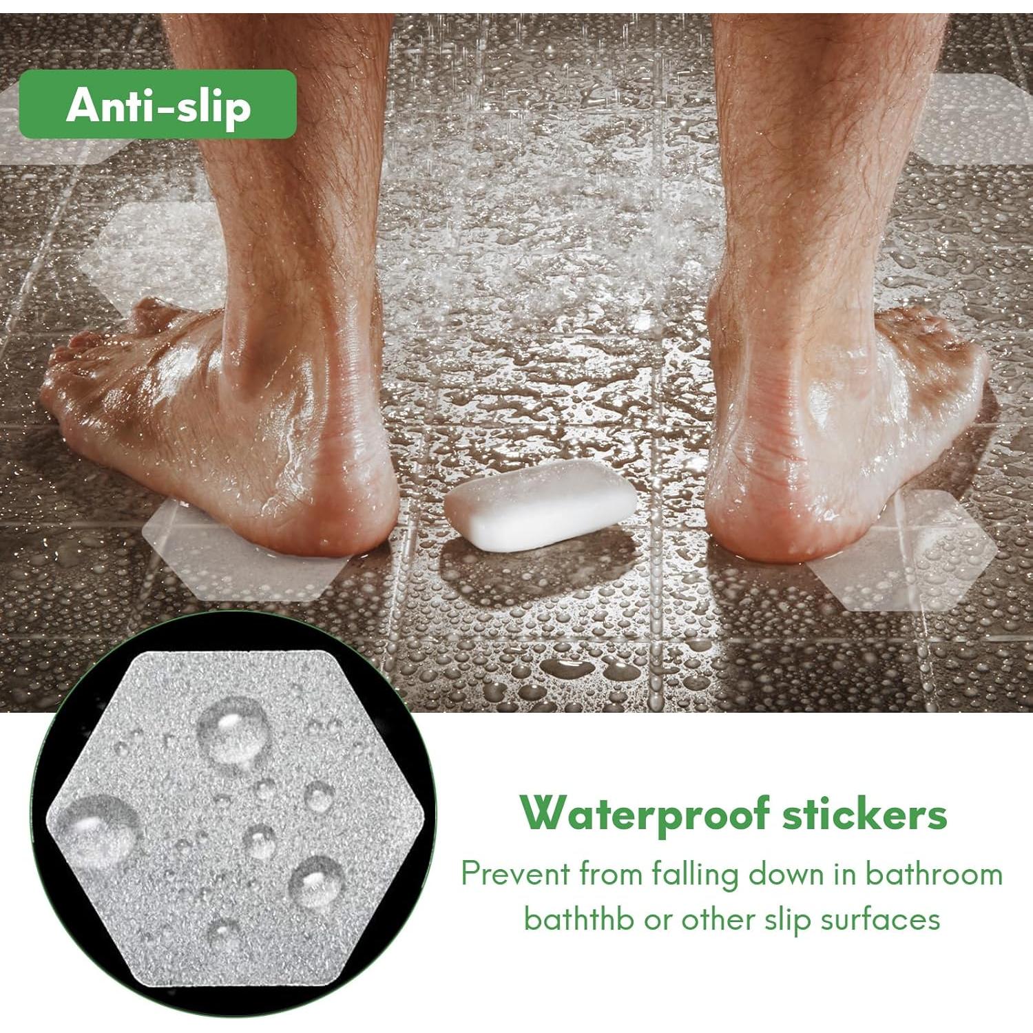 Calcomanías Antideslizantes SLIP TO DASH 36 Piezas para Baño
