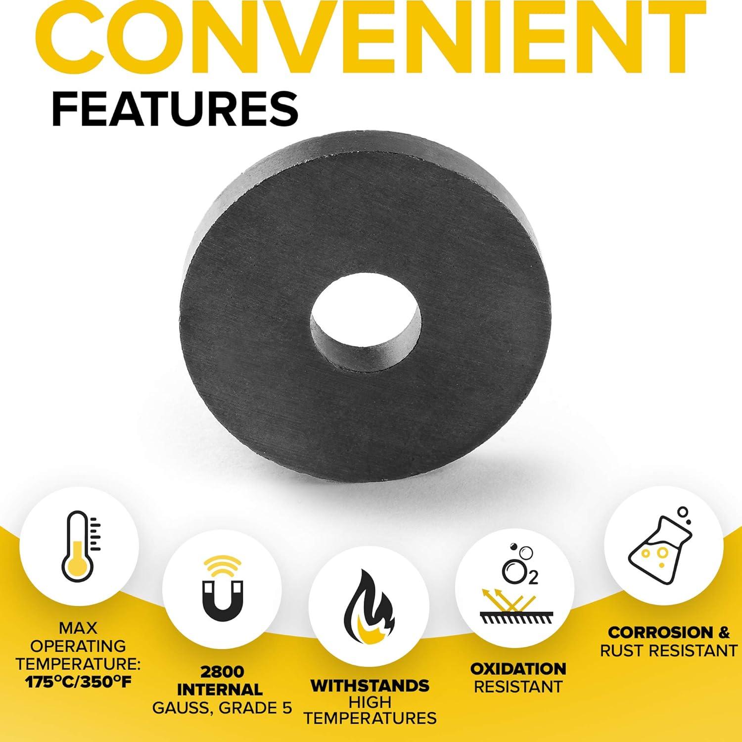 Imanes de Anillo X-bet MAGNET 1.2" Ultra Fuertes 40 pcs