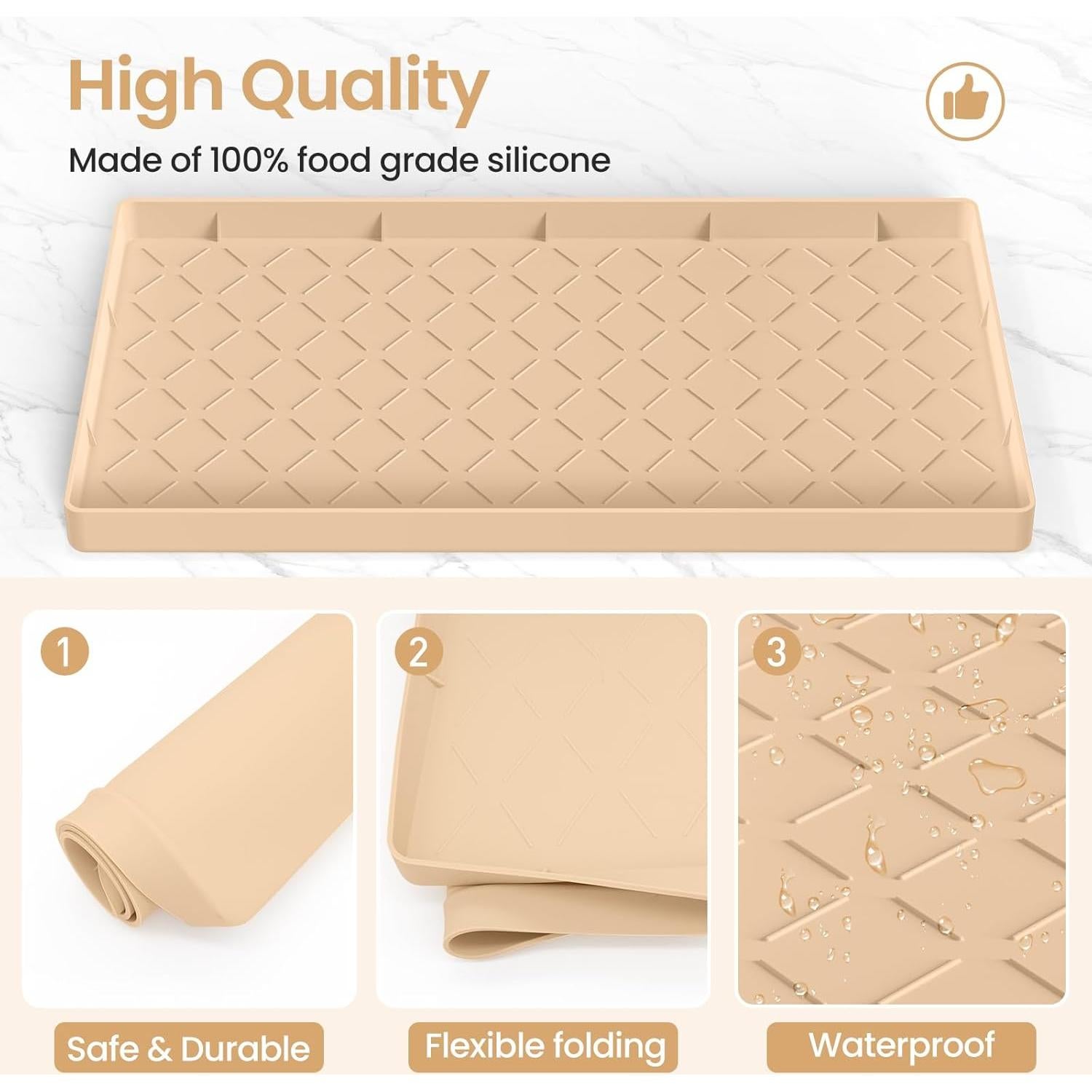 Alfombrilla de Silicona MateeyLife 55.9x48.3cm Impermeable