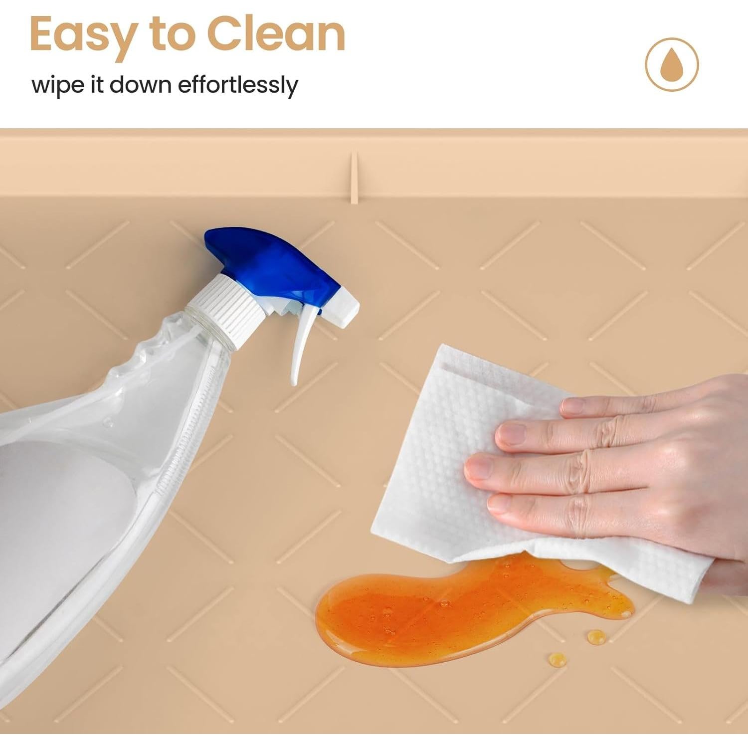 Alfombrilla de Silicona MateeyLife 55.9x48.3cm Impermeable