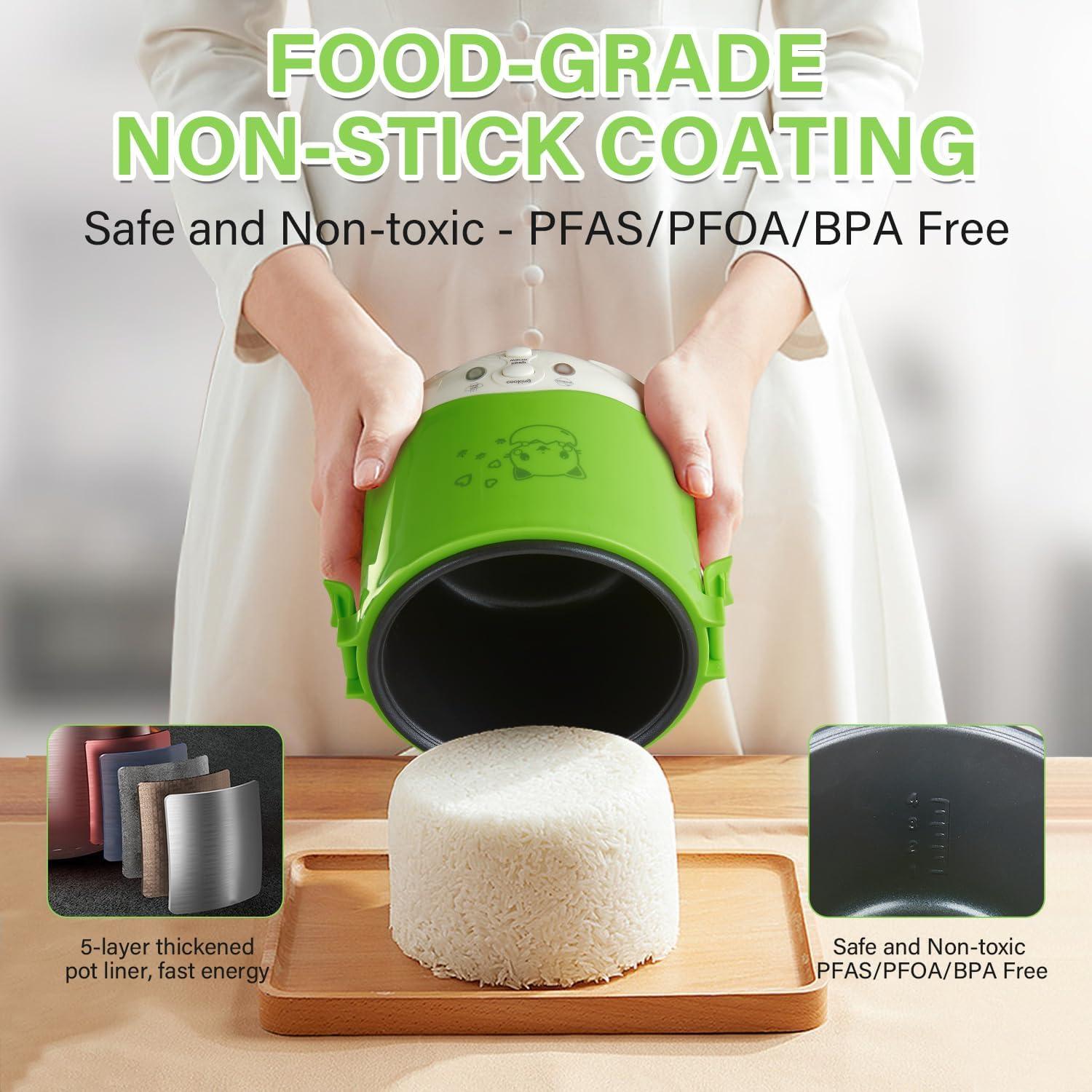 Cocedor de Arroz Mini OSBA 1L 12V para Coche Verde