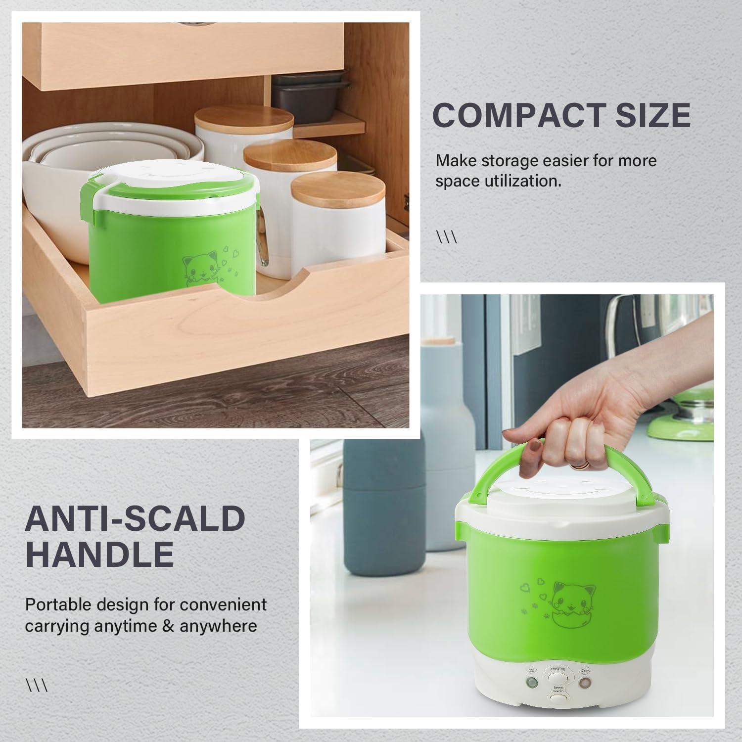 Cocedor de Arroz Mini OSBA 1L 12V para Coche Verde