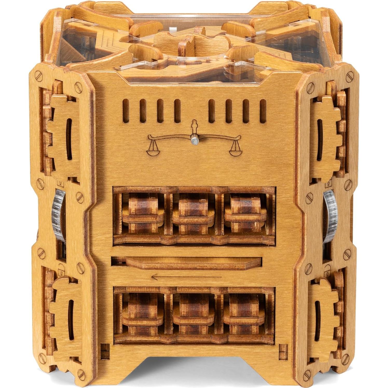 Tesla Box - Puzzle Electrónico - Cofre de Madera 11.99cm