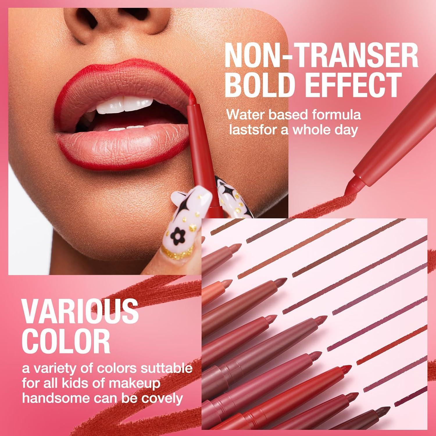 Set de Lápices Labiales Mate LANGMANNI 12 Colores 0.28g