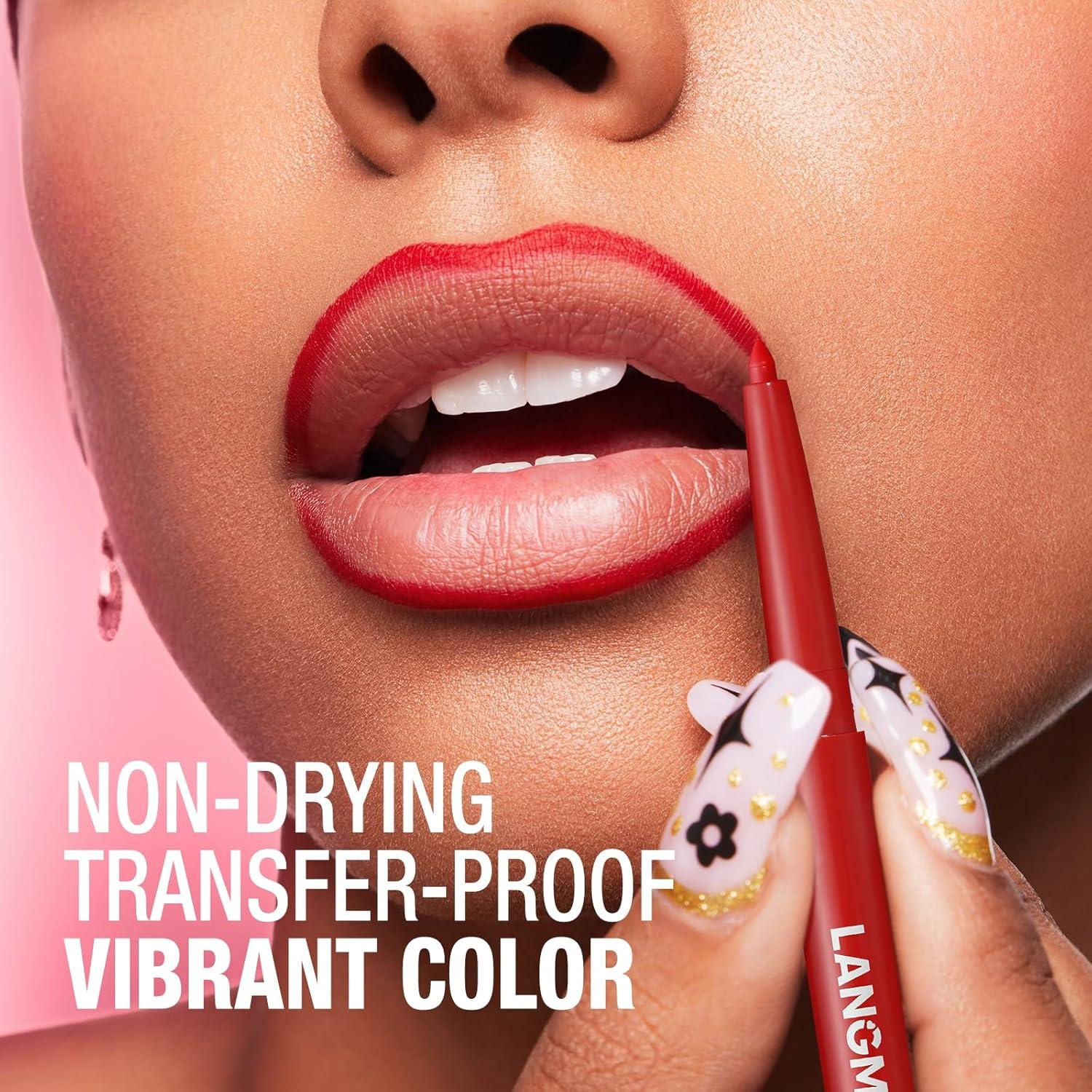 Set de Lápices Labiales Mate LANGMANNI 12 Colores 0.28g