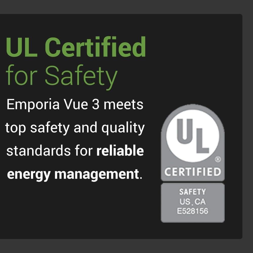 Emporia Vue 3 Monitor Energía 3 Fases 16 Sensores