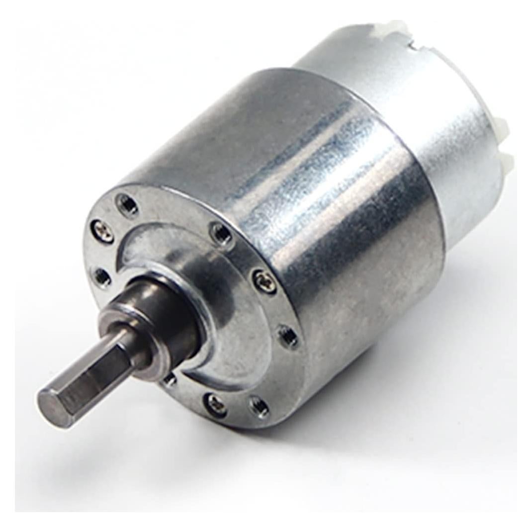 Fielect Gear Motor DC 12V 7RPM High Torque Electric Motor Micro Speed Reduction Geared Motor Eccentric Output Shaft for Car Robot Model DIY Engine
