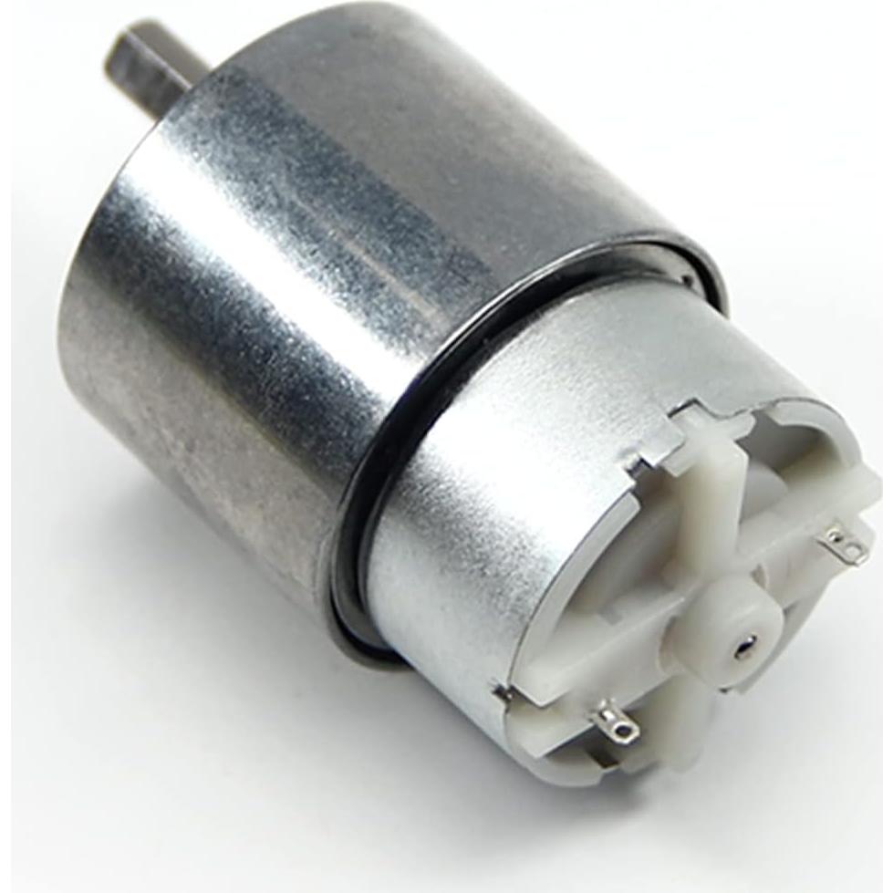 Fielect Gear Motor DC 12V 7RPM High Torque Electric Motor Micro Speed Reduction Geared Motor Eccentric Output Shaft for Car Robot Model DIY Engine