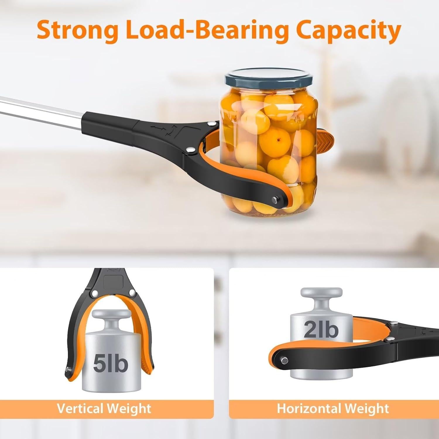 Grabber de Alcance Rewkcy 81 cm Plegable con Imán y 360°