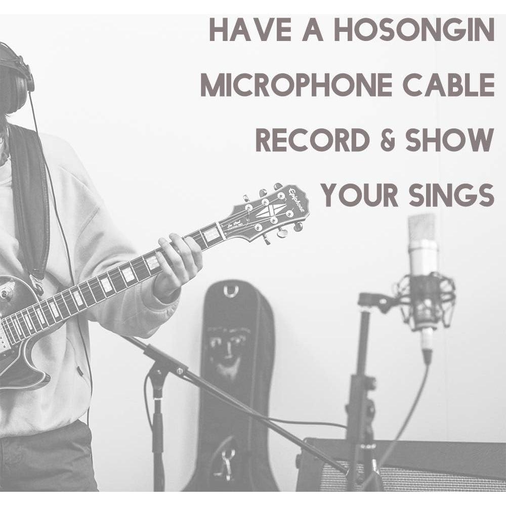 Cable HOSONGIN XLR a USB 6,10 m con DAC para micrófonos