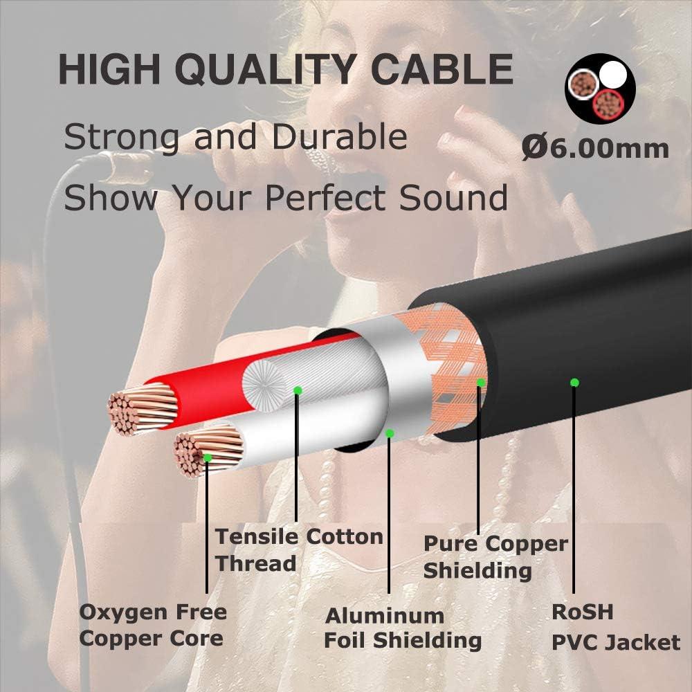 Cable HOSONGIN XLR a USB 6,10 m con DAC para micrófonos