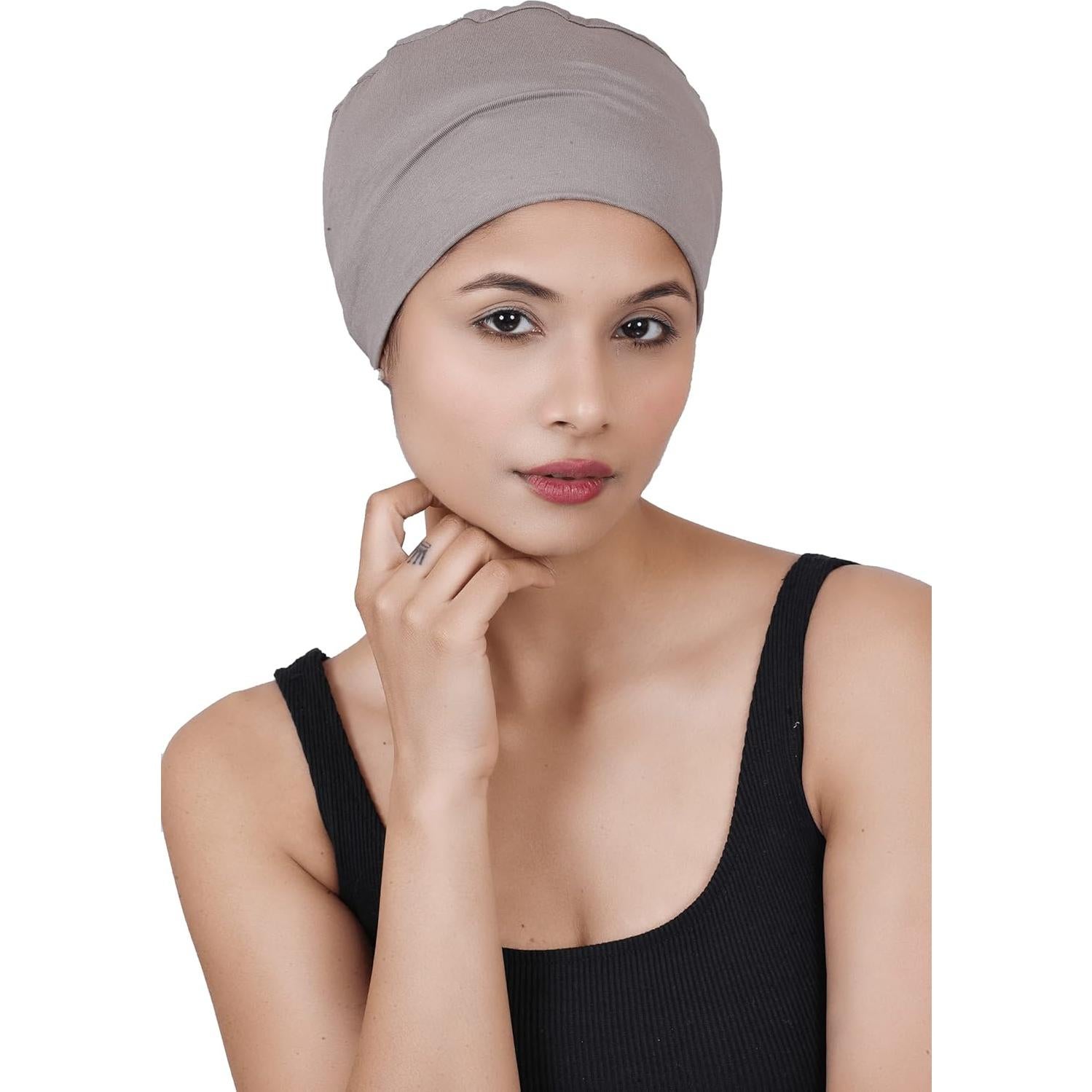 Gorro de Quimioterapia de Bambú para Mujeres Talla Única