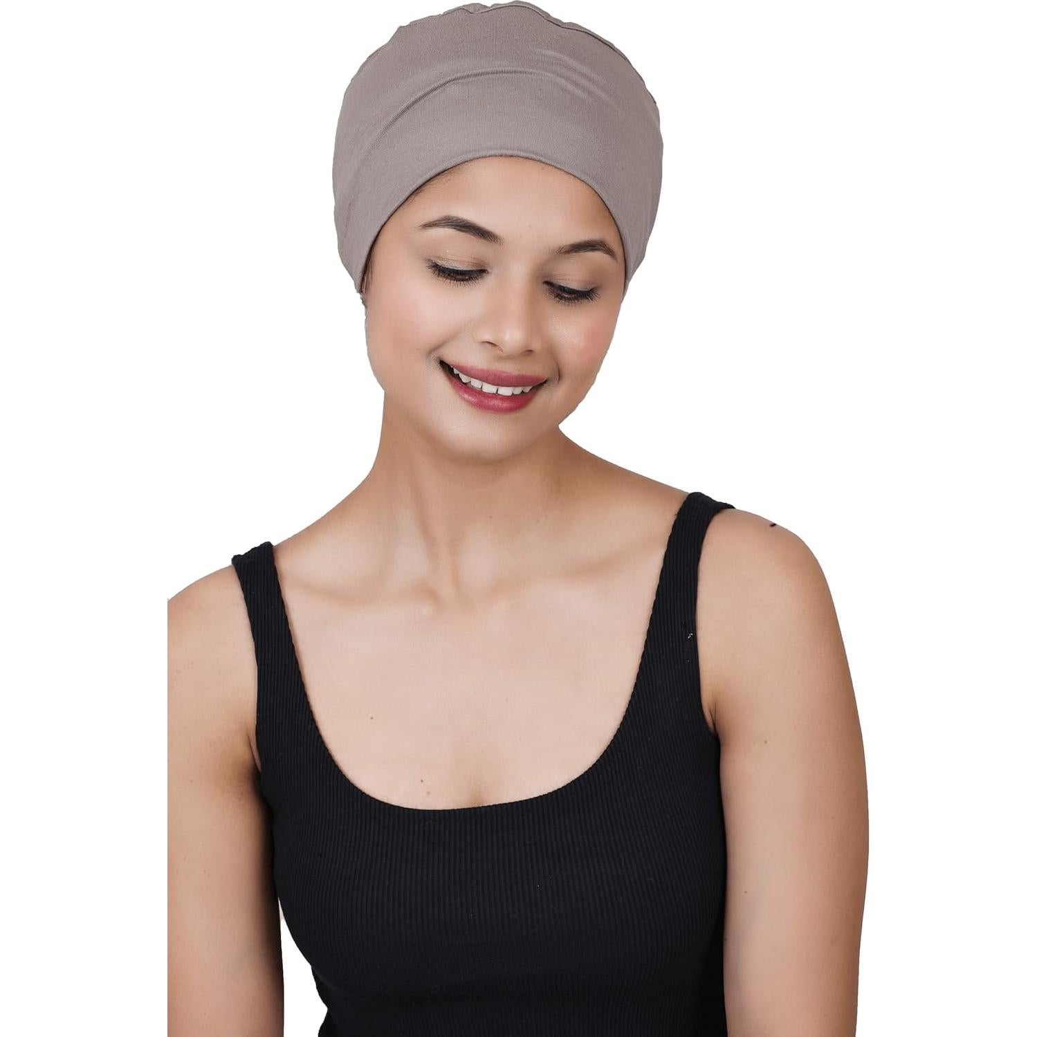 Gorro de Quimioterapia de Bambú para Mujeres Talla Única