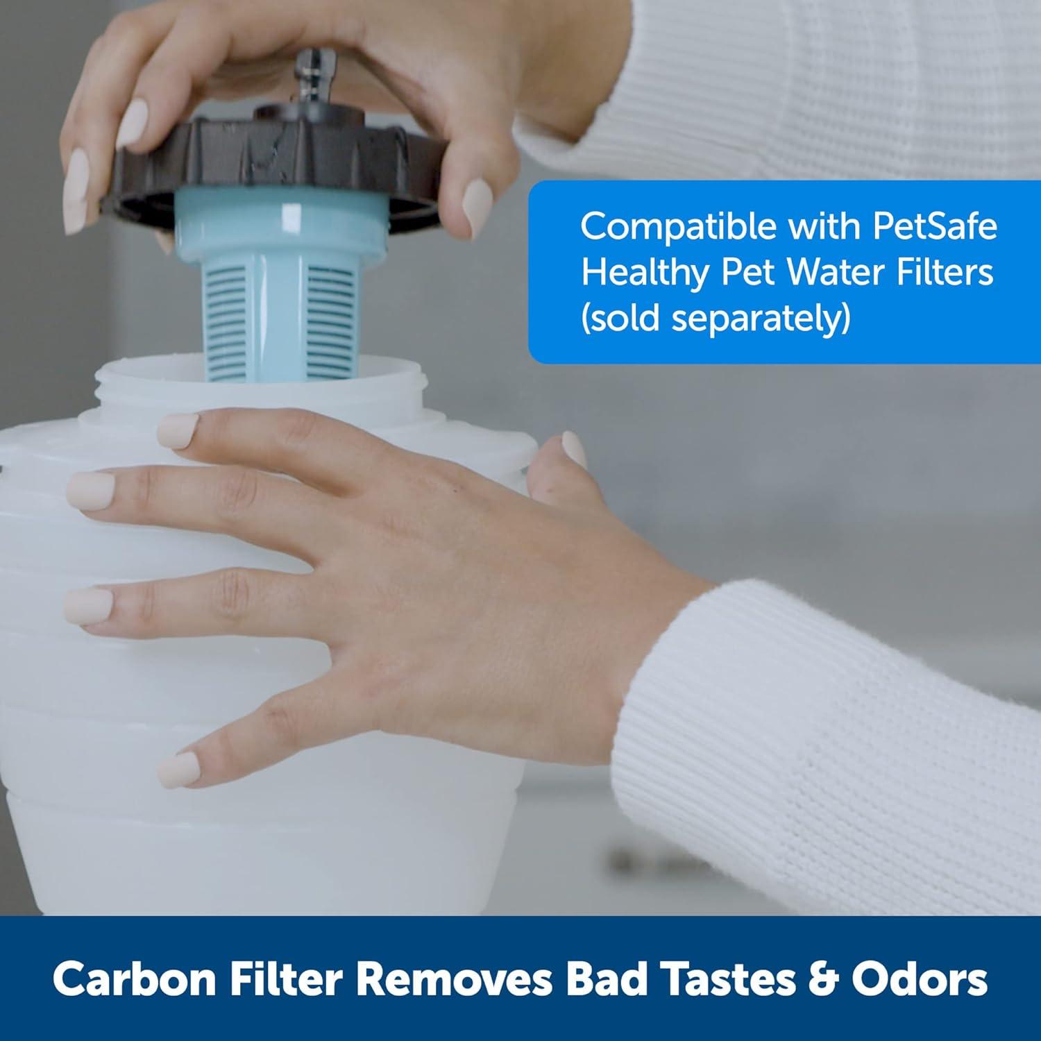 Fuente de Agua PetSafe Pequeña 1.9 L Acero Inoxidable