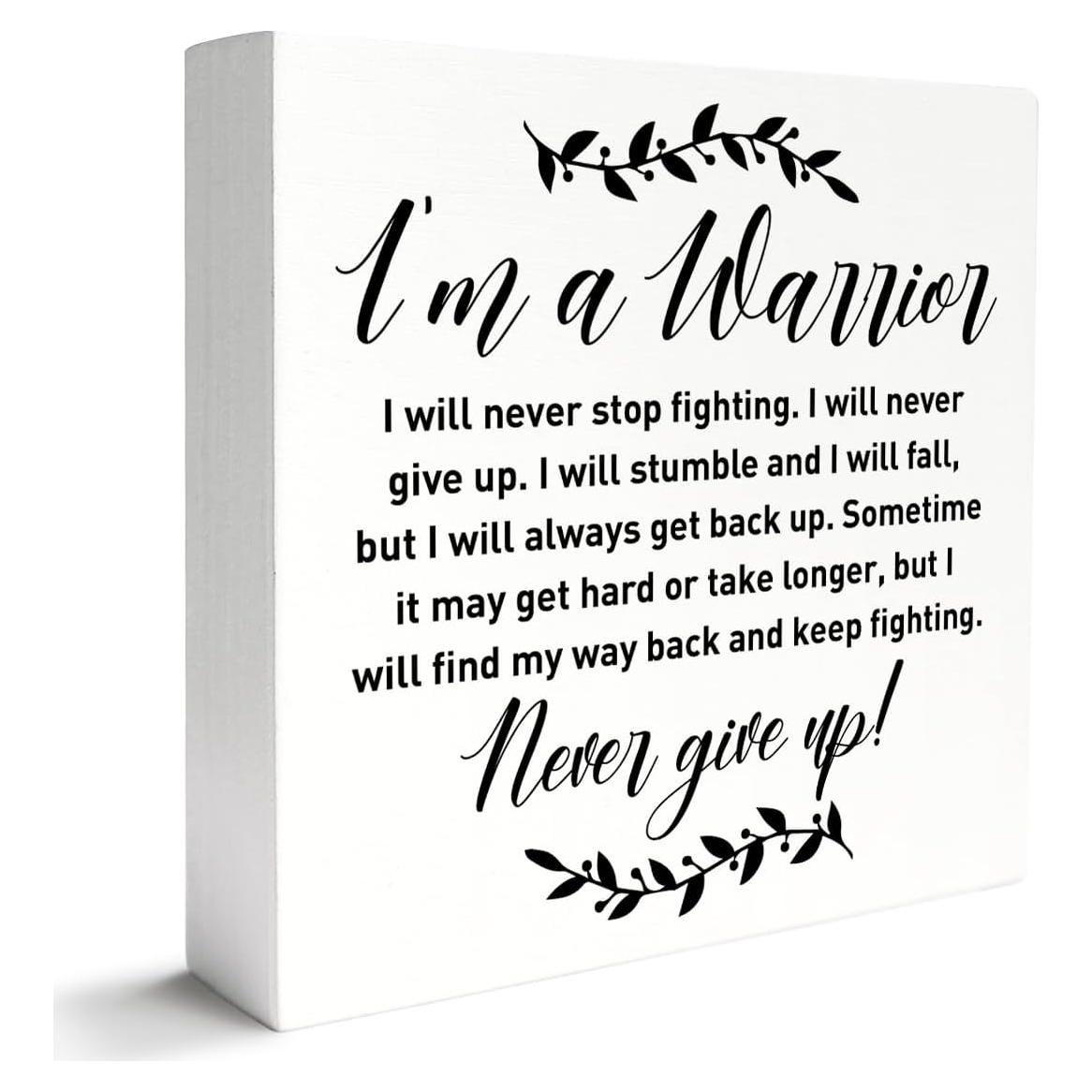 Cartel Decorativo de Madera Banlai 12.7cm Cáncer de Mama