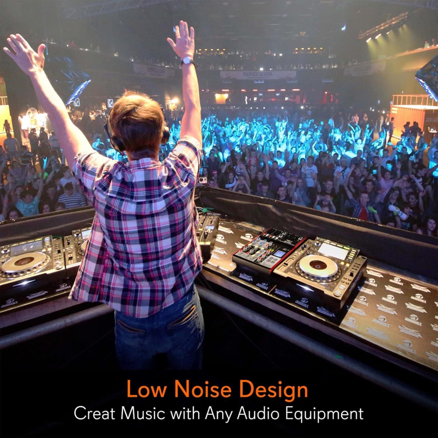 Mesa de Mezcla Pyle PMXU48BT - 4 Canales Bluetooth USB