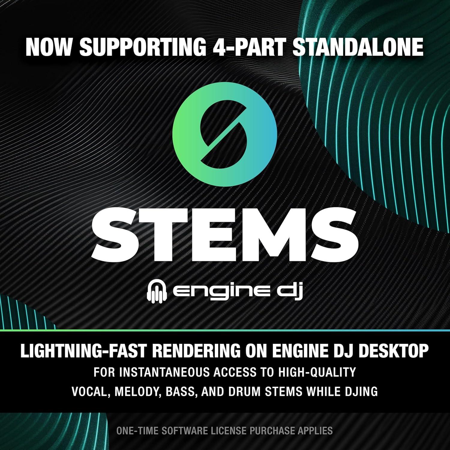 Controlador DJ Denon SC LIVE 4 con altavoces y Wi-Fi