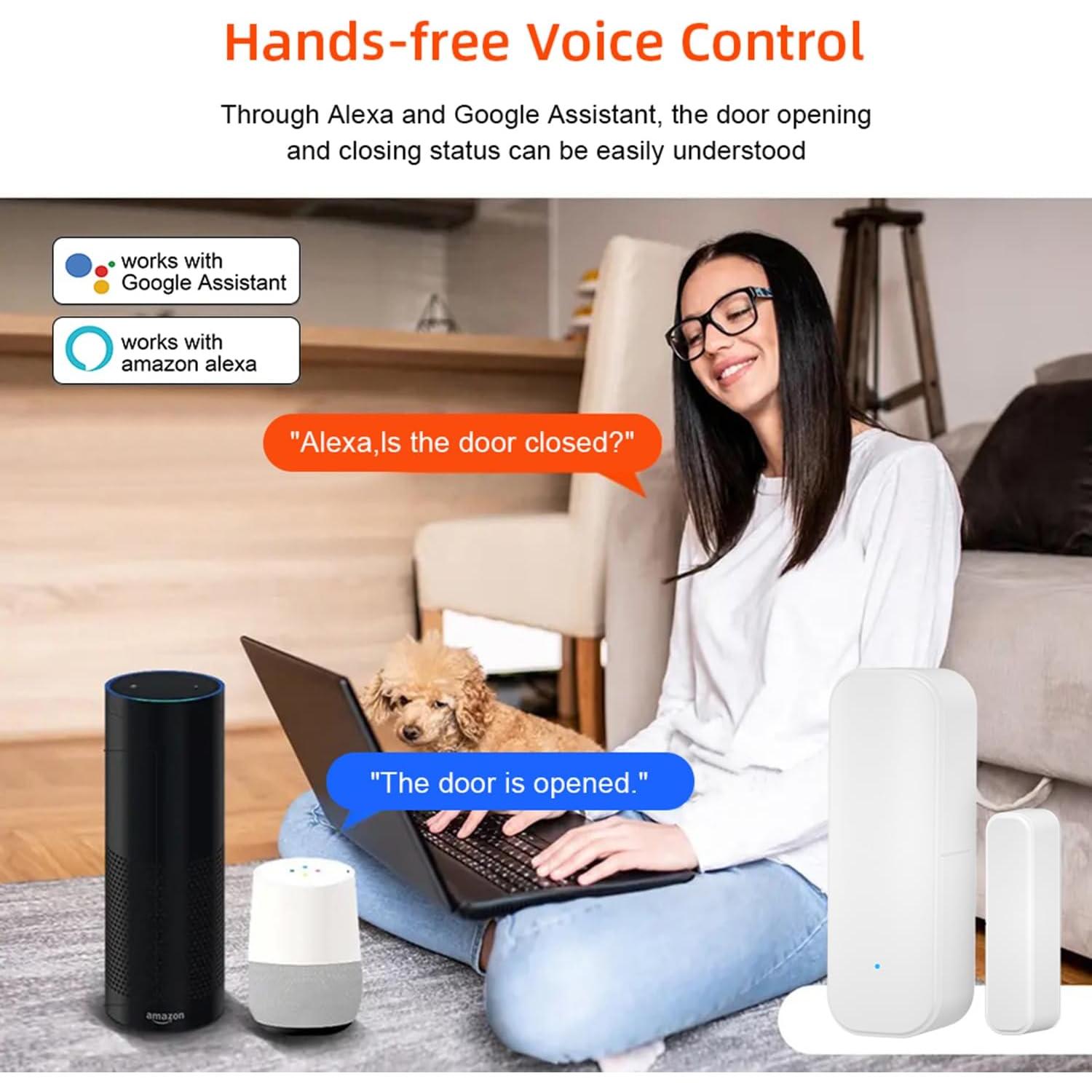 Sensor de Puerta WiFi Gaoducash 3 Pack con Alertas