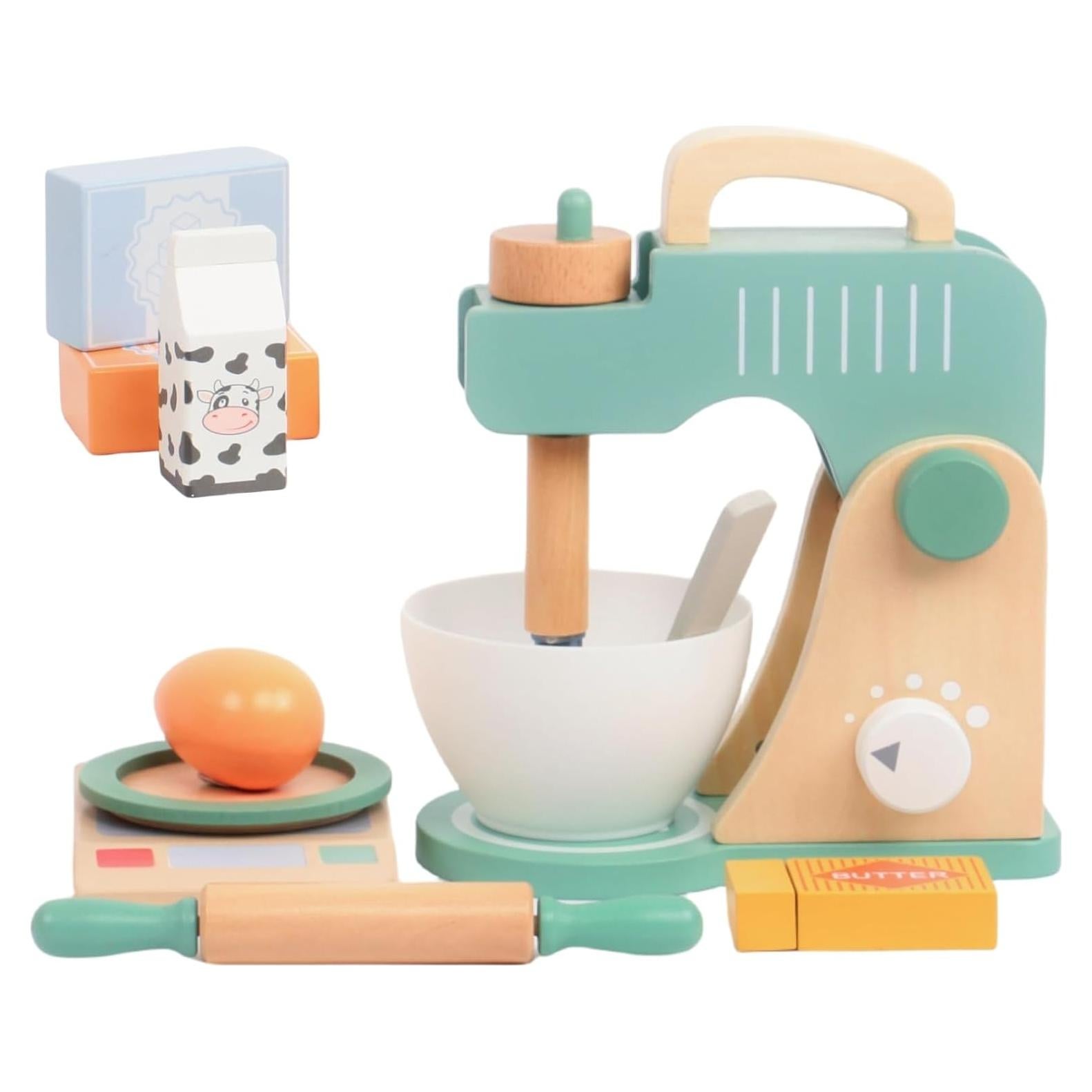 Juego de Cocina de Madera MIKNEKE Licuadora para Niños