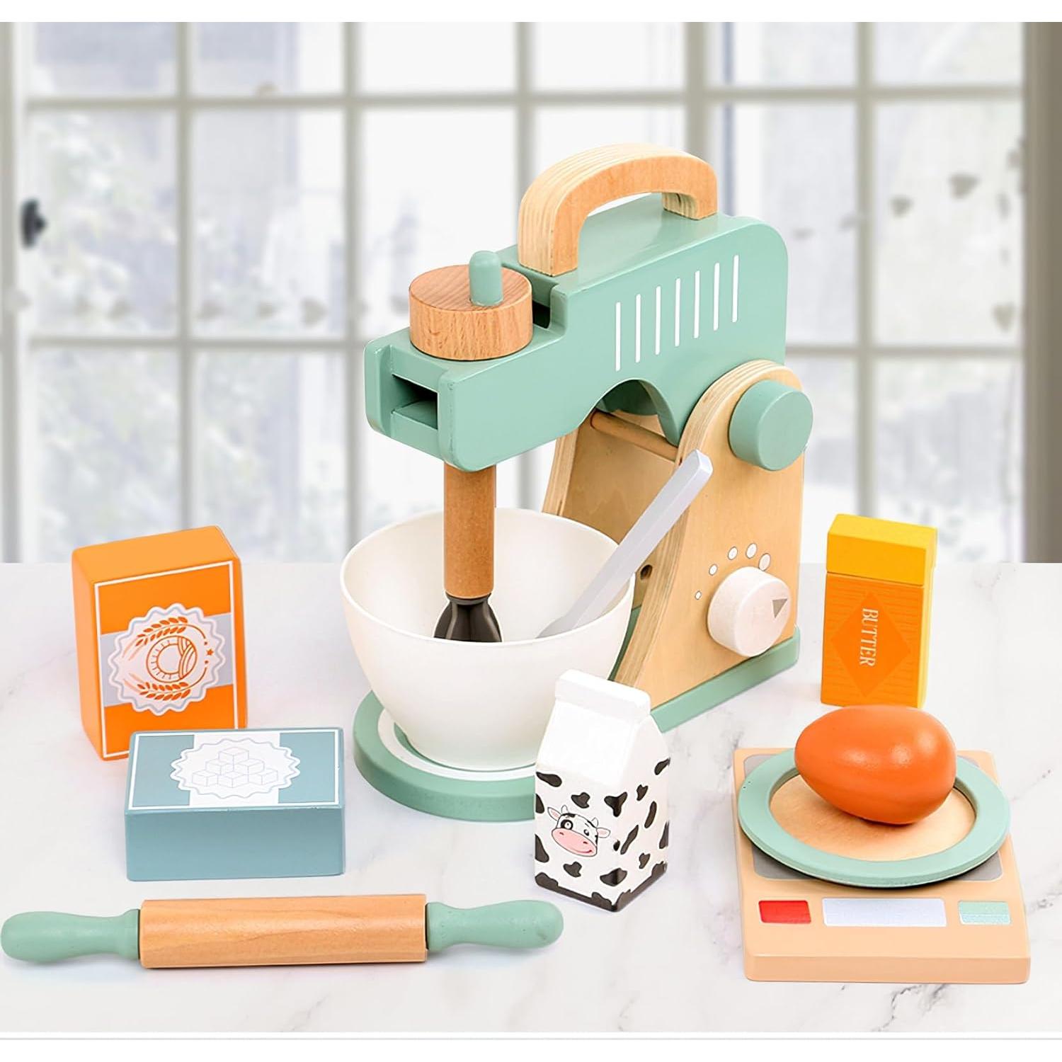 Juego de Cocina de Madera MIKNEKE Licuadora para Niños